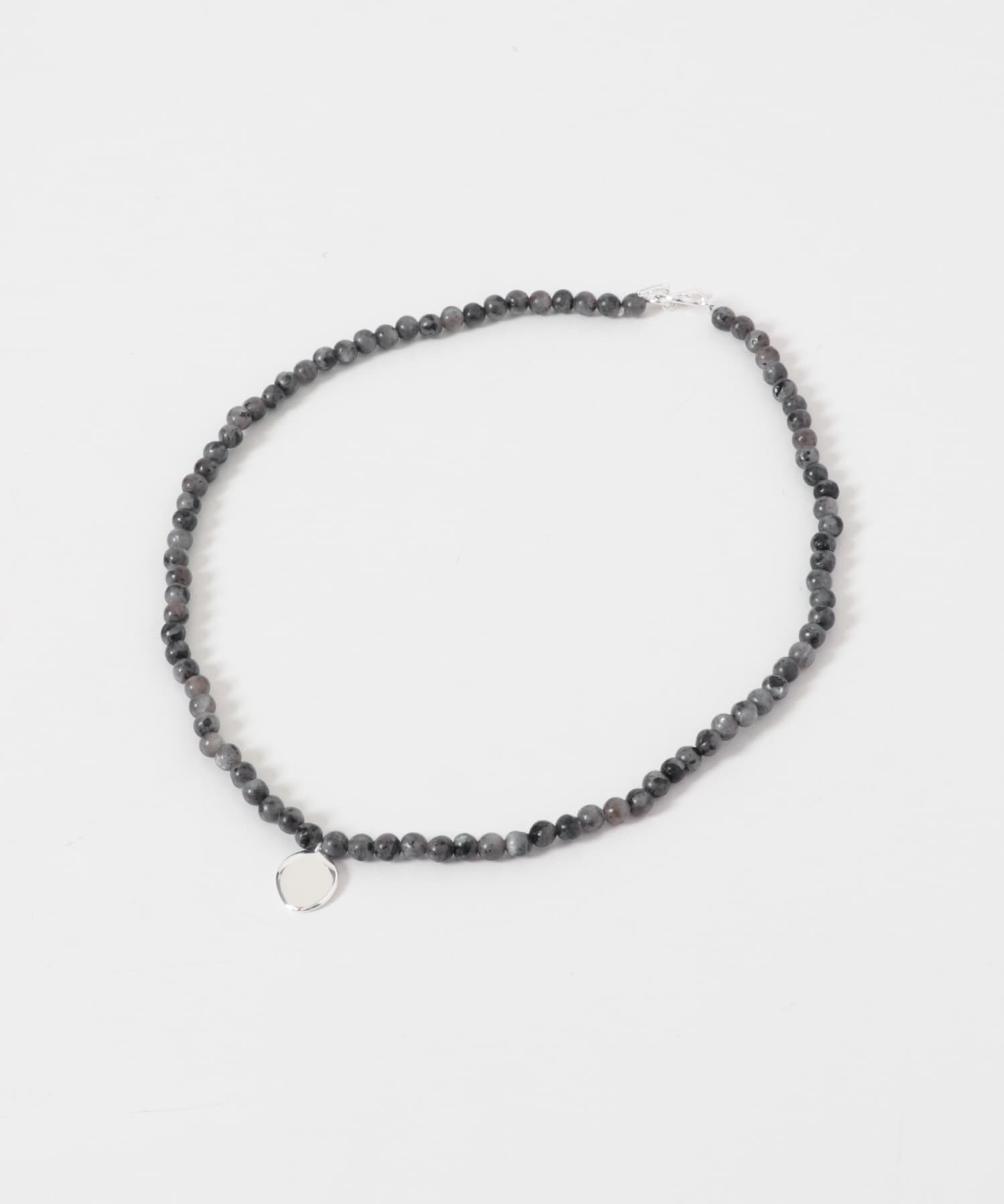SMELLY so’　blackLabradoritenecklace BK/SL -