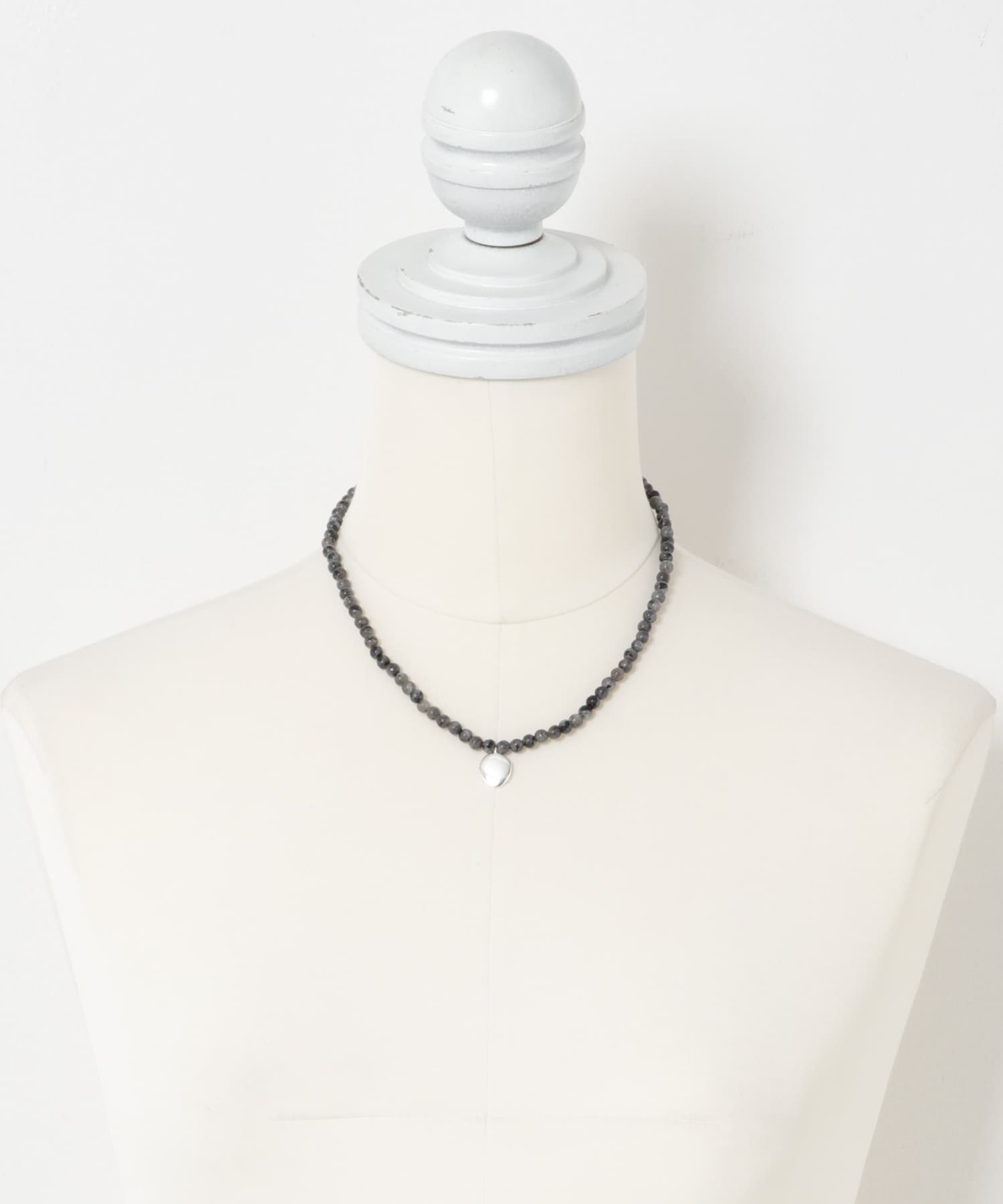 SMELLY so’　blackLabradoritenecklace BK/SL -
