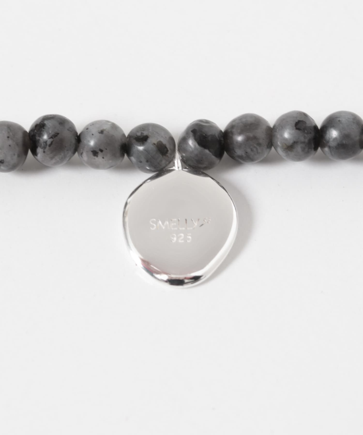 SMELLY so’　blackLabradoritenecklace BK/SL -