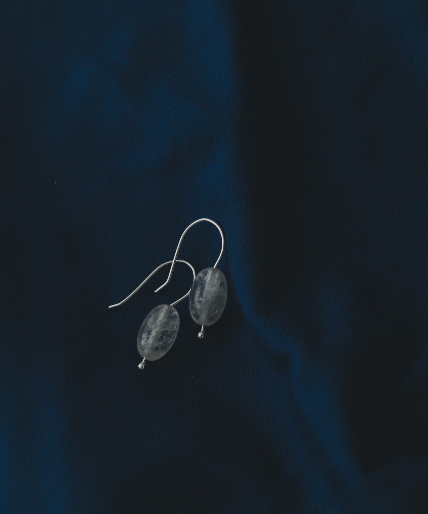 SMELLY so’　stone drop hook pierce CL/SL -