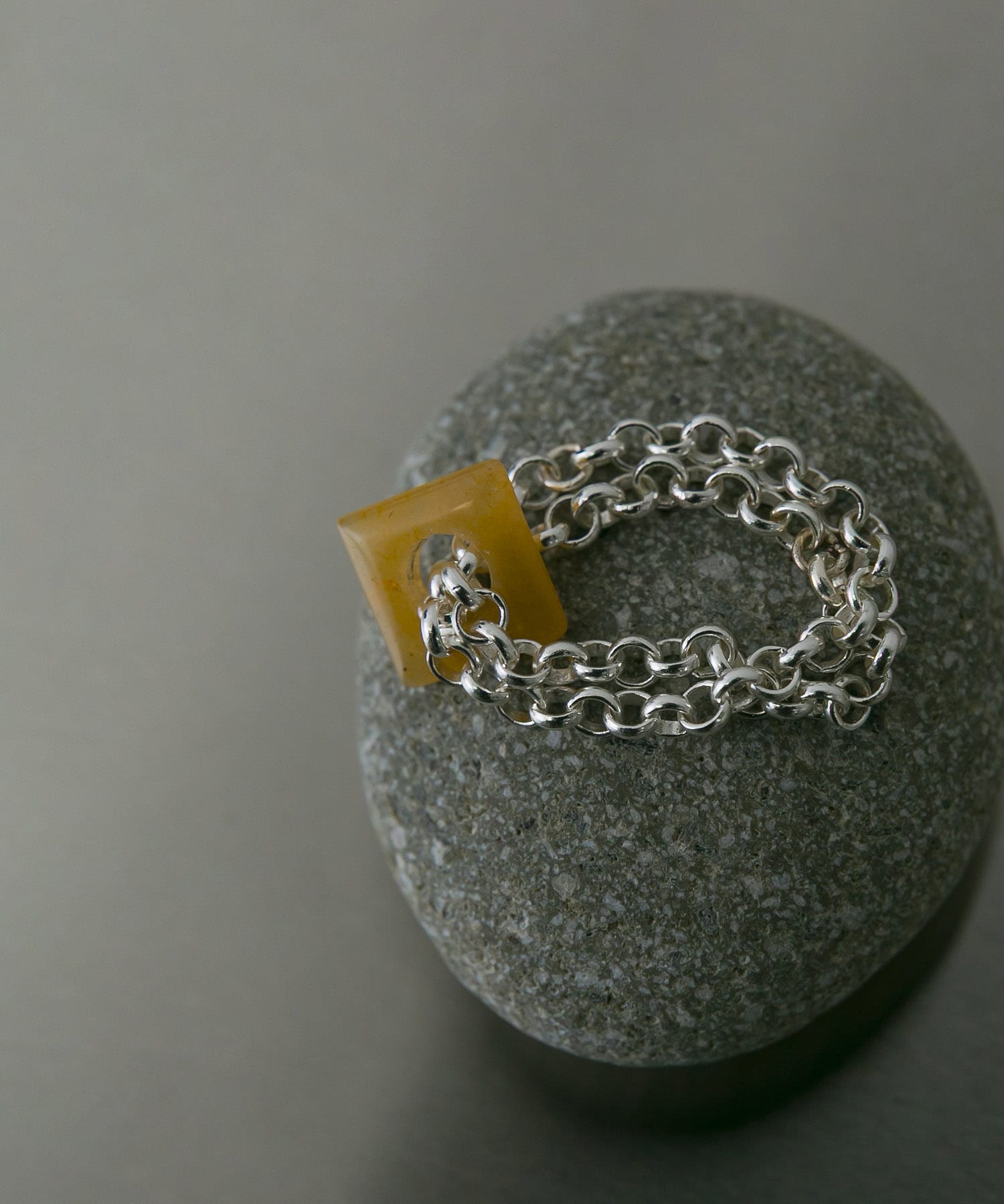 SMELLY so’　redaventurine chain ring BE/SL 12