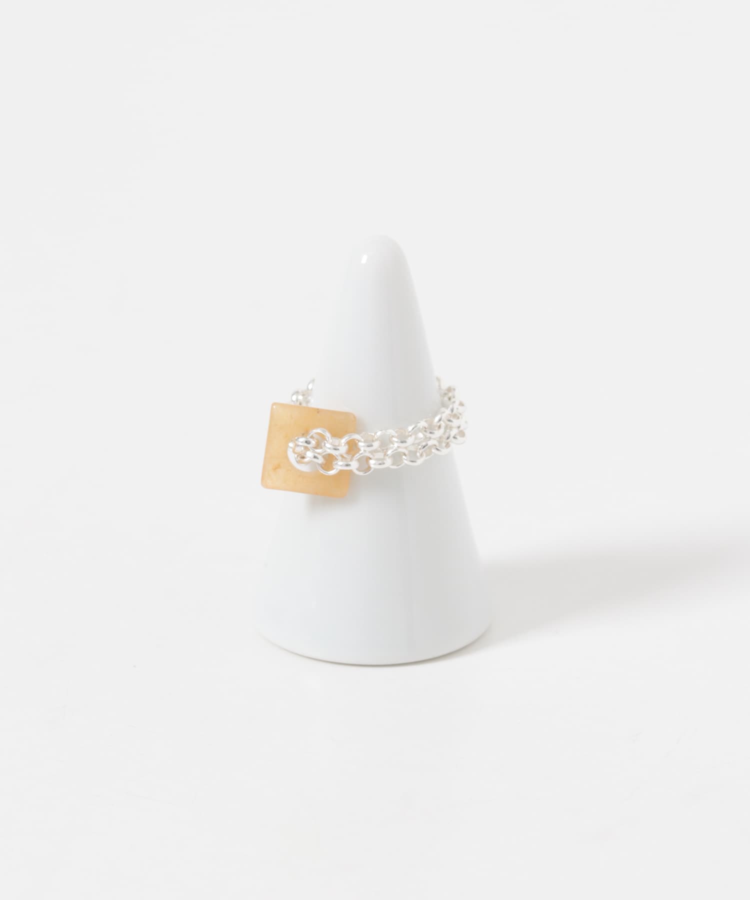 SMELLY so’　redaventurine chain ring BE/SL 12