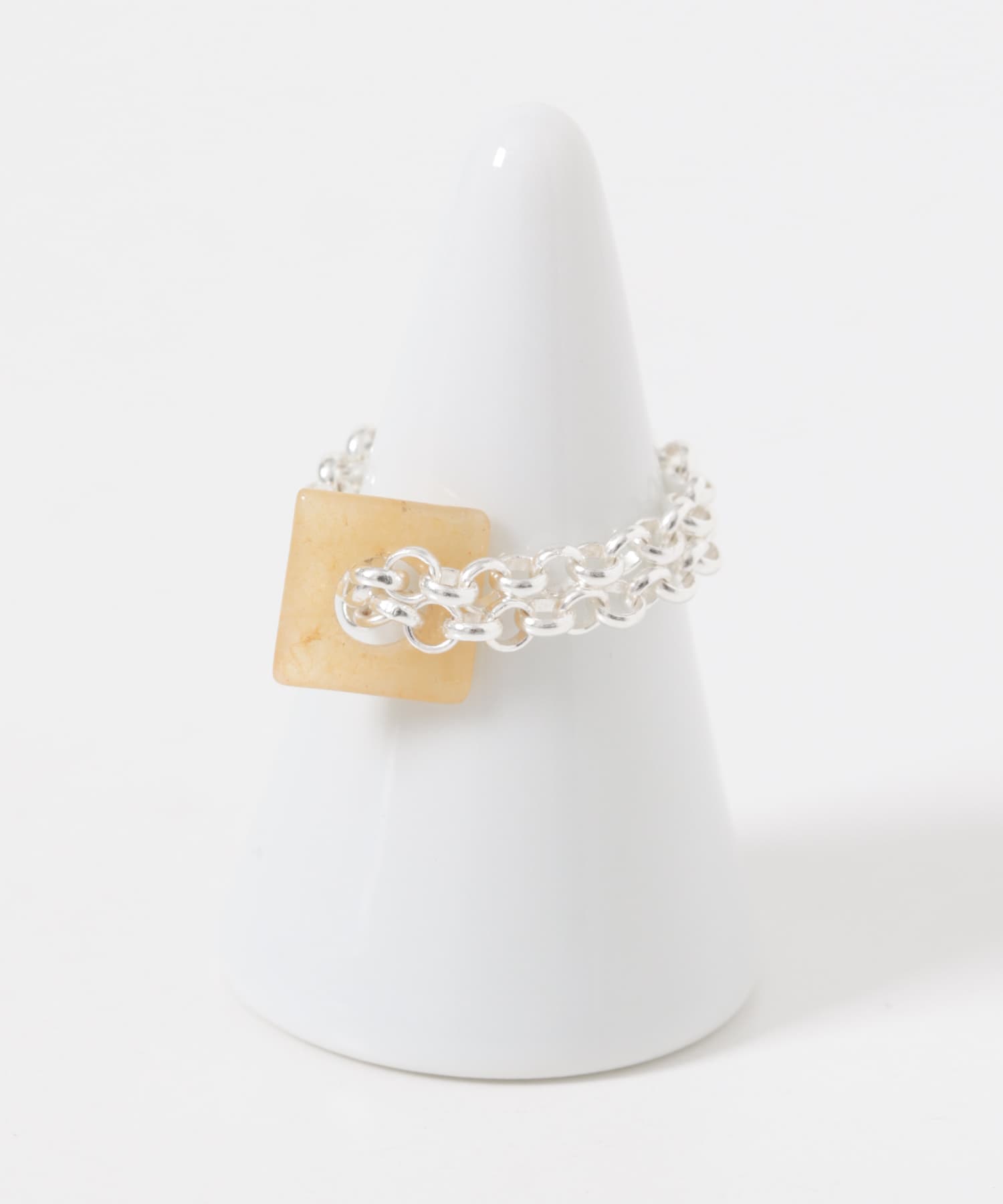 SMELLY so’　redaventurine chain ring BE/SL 12