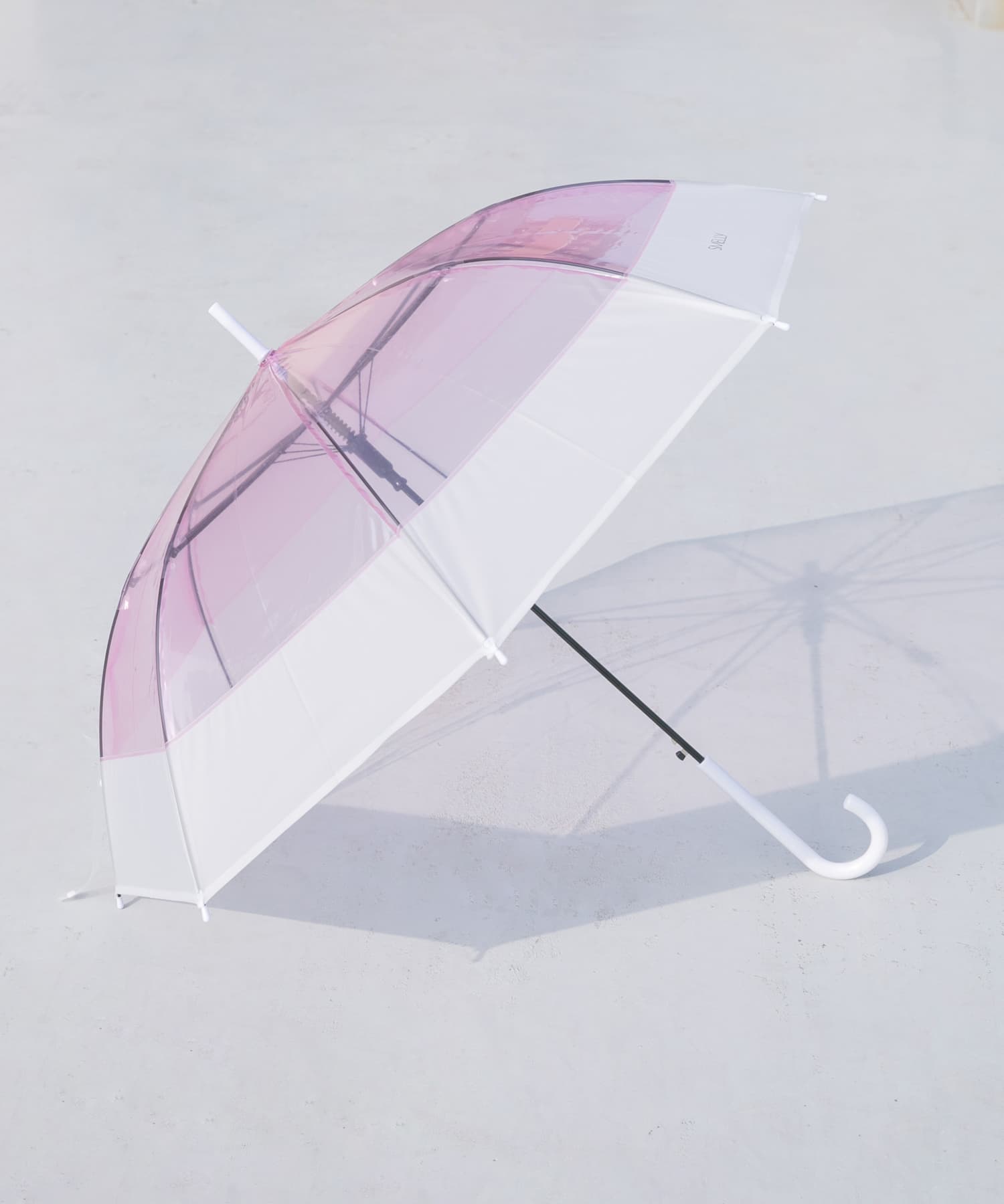 クリアバイカラービニール傘