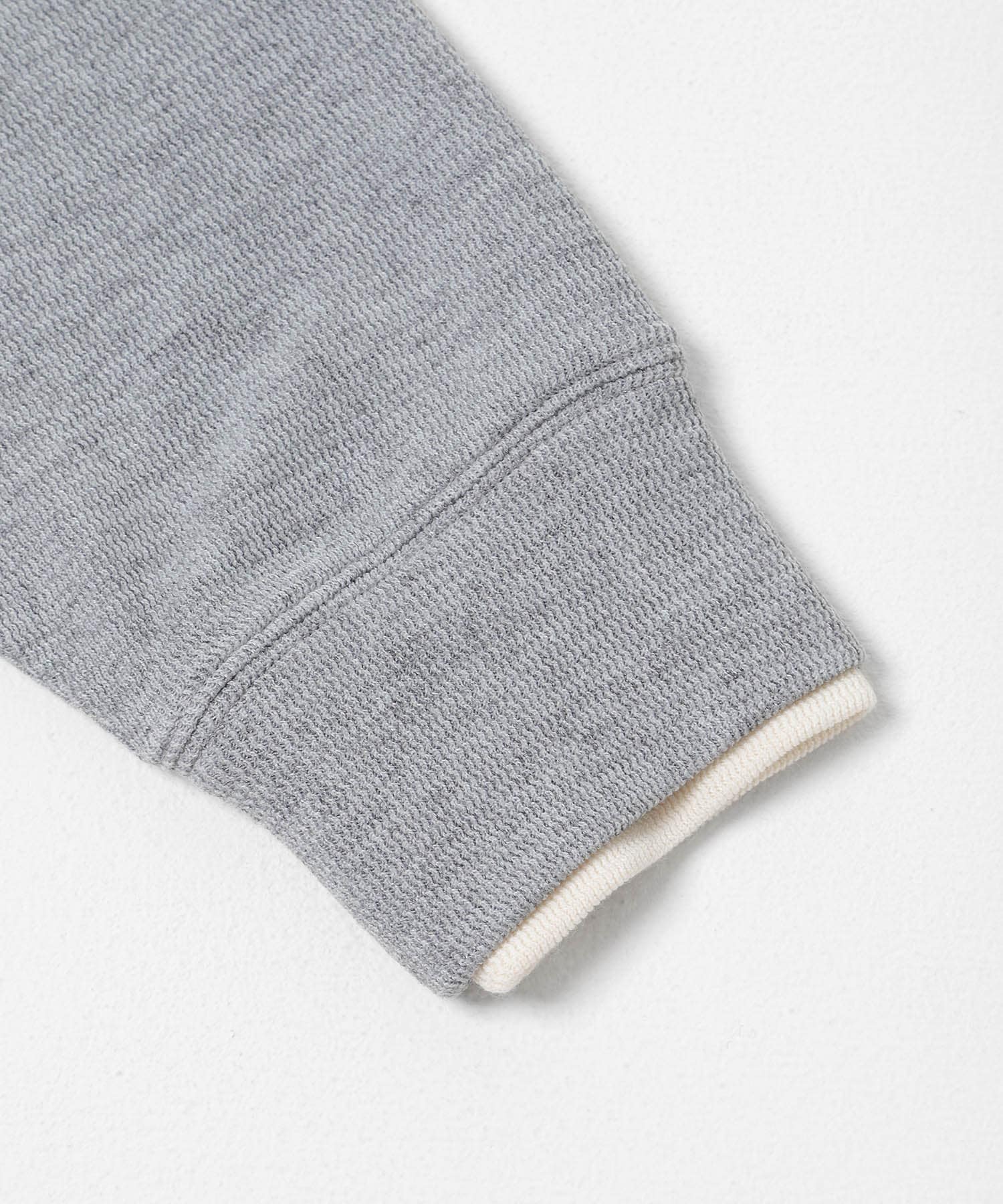 フェイクレイヤードクルーネックカーディガン GRAY M