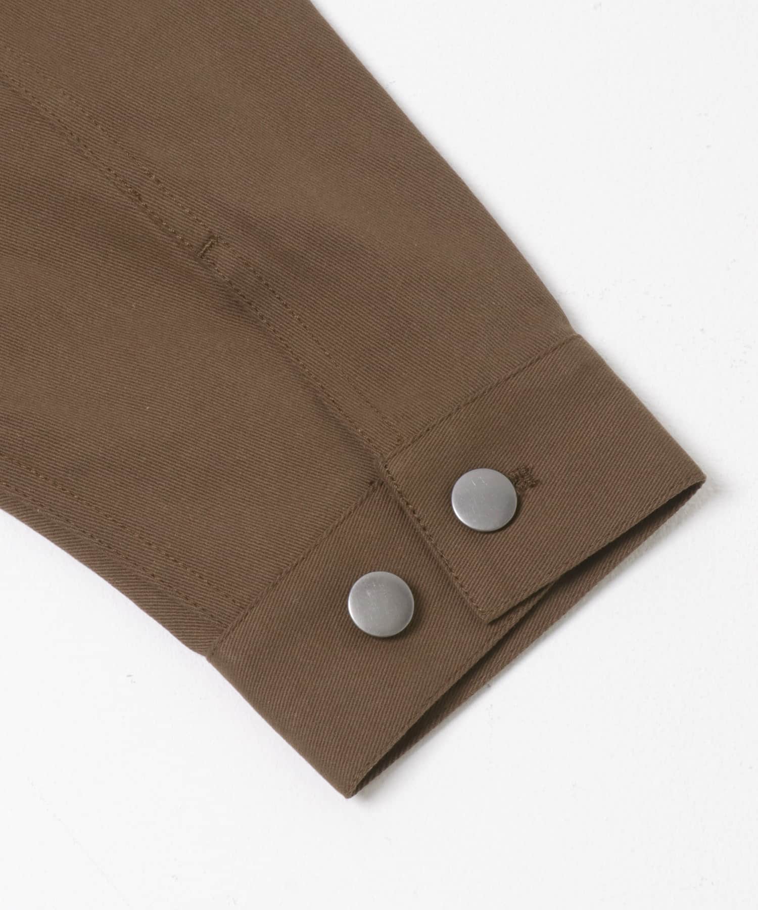 コットンツイルブルゾン BROWN M