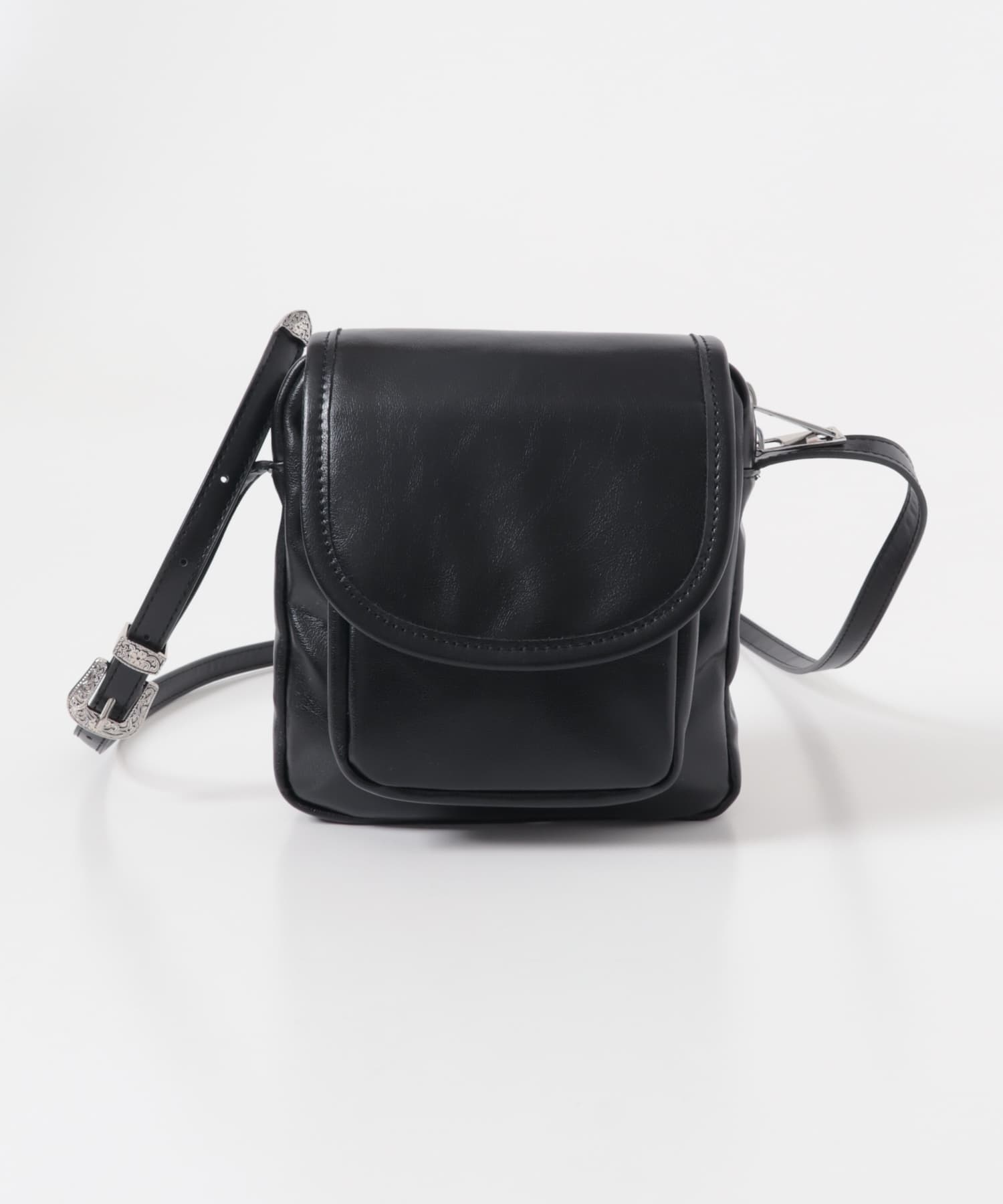 スクエアフラップミニショルダー