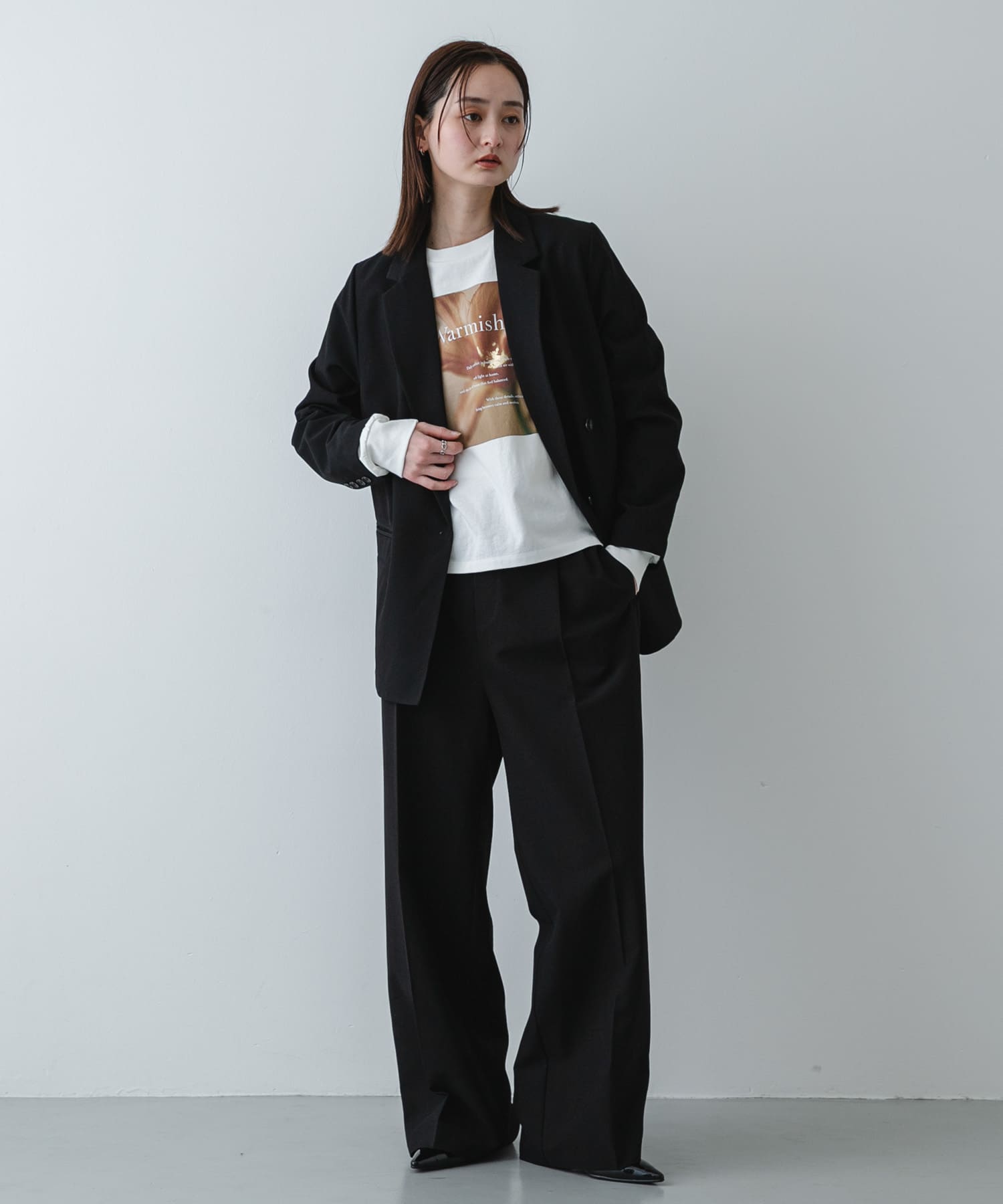 身長：169cm サイズ：one