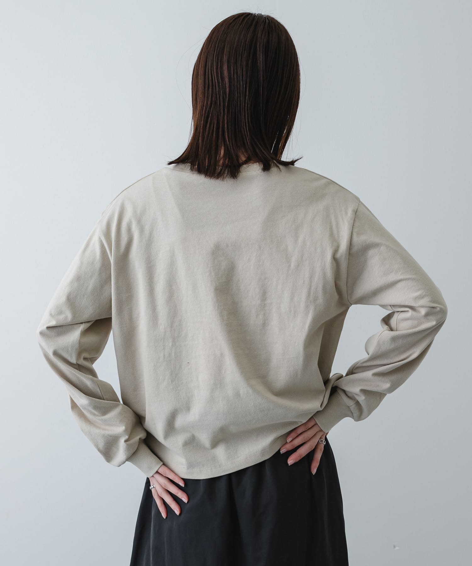 身長：169cm サイズ：one