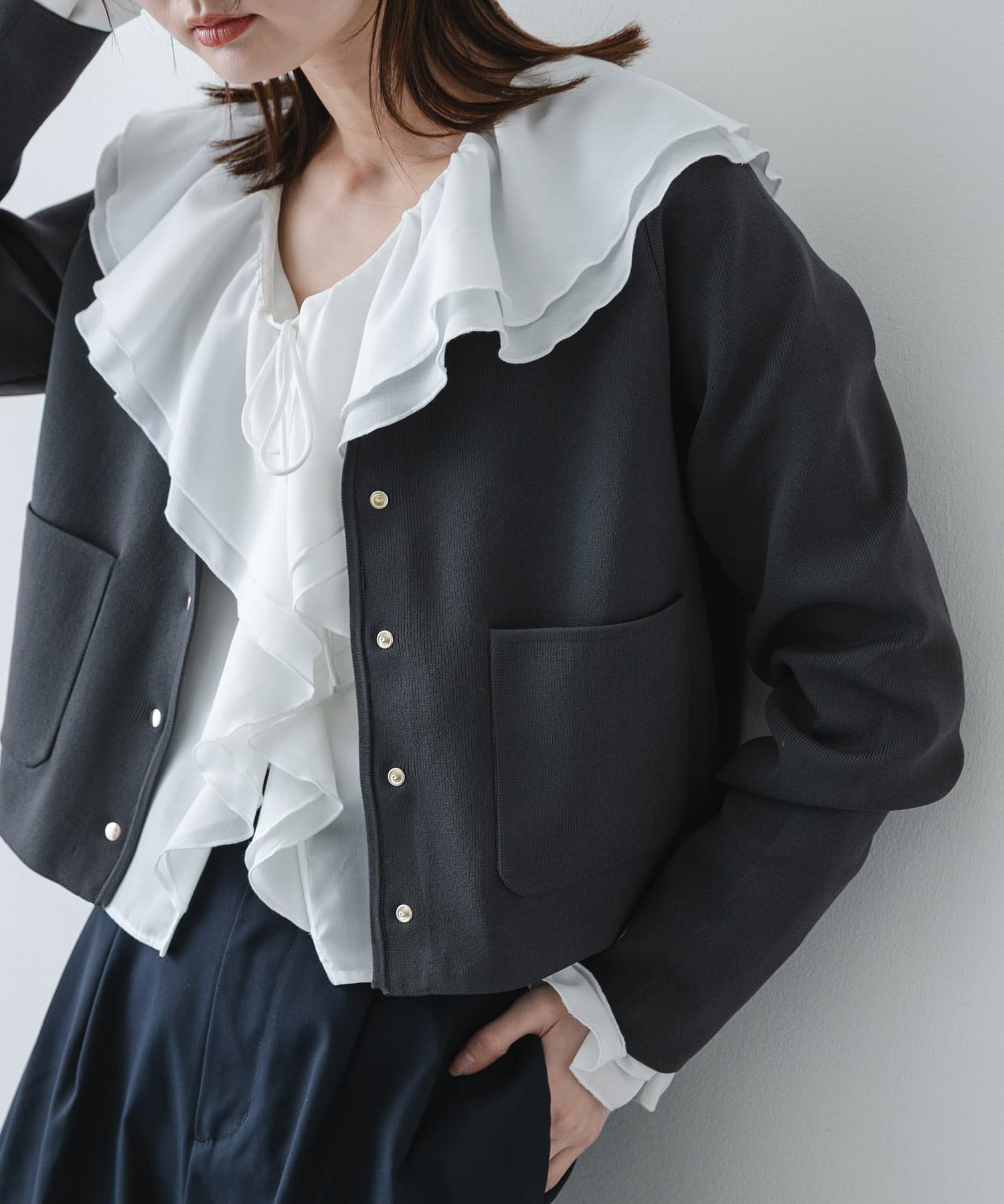 身長：169cm サイズ：one