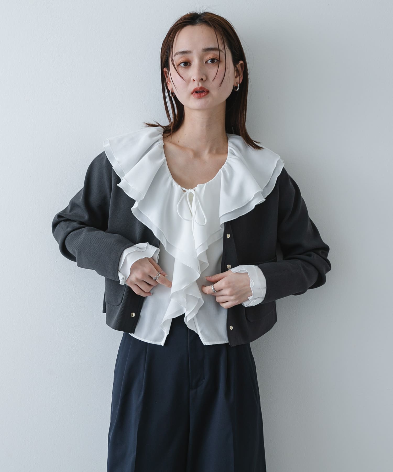 身長：169cm サイズ：one