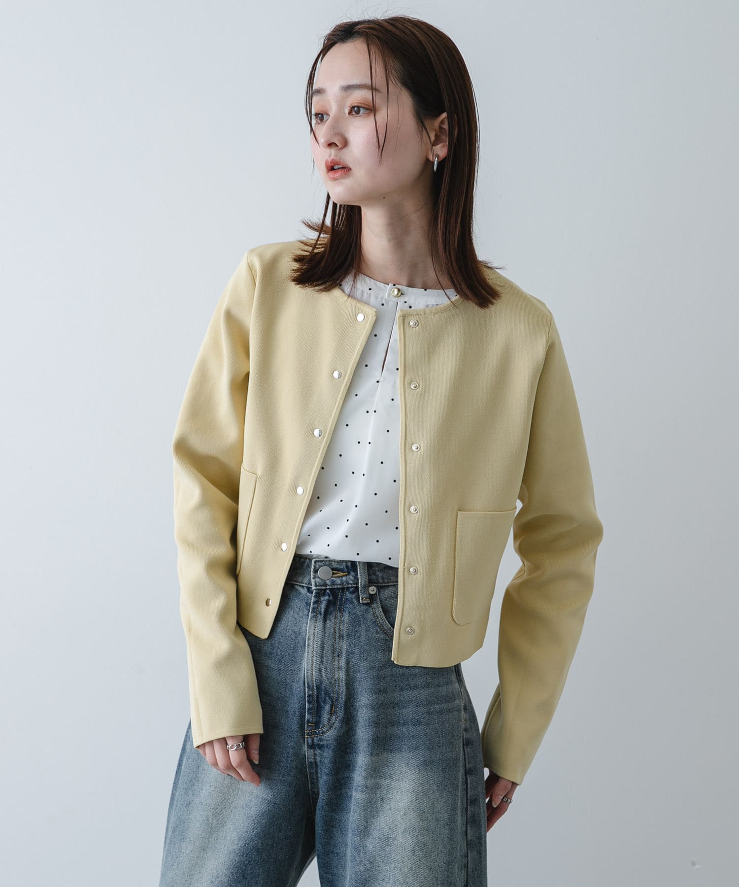 身長：169cm サイズ：one