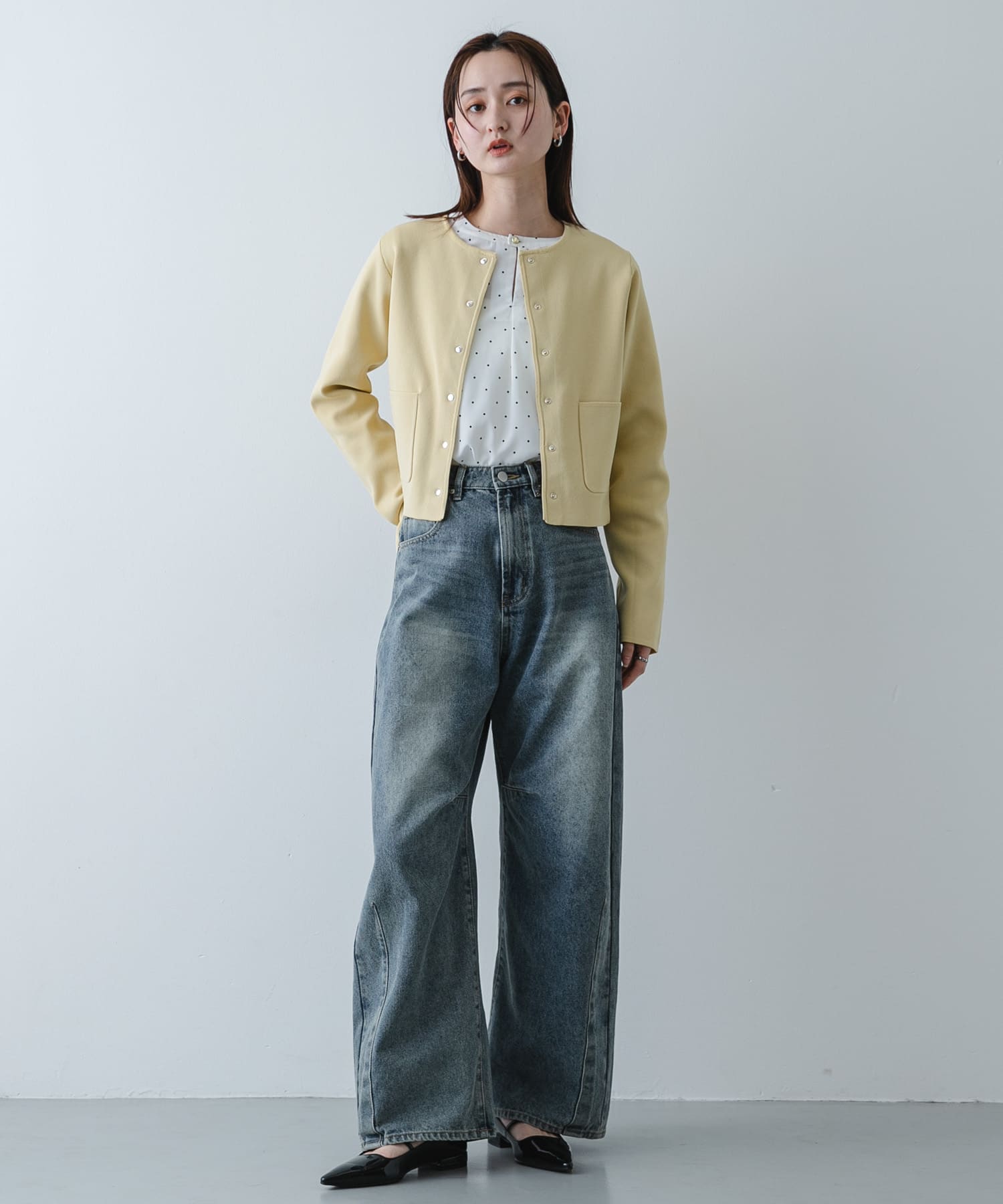 身長：169cm サイズ：one