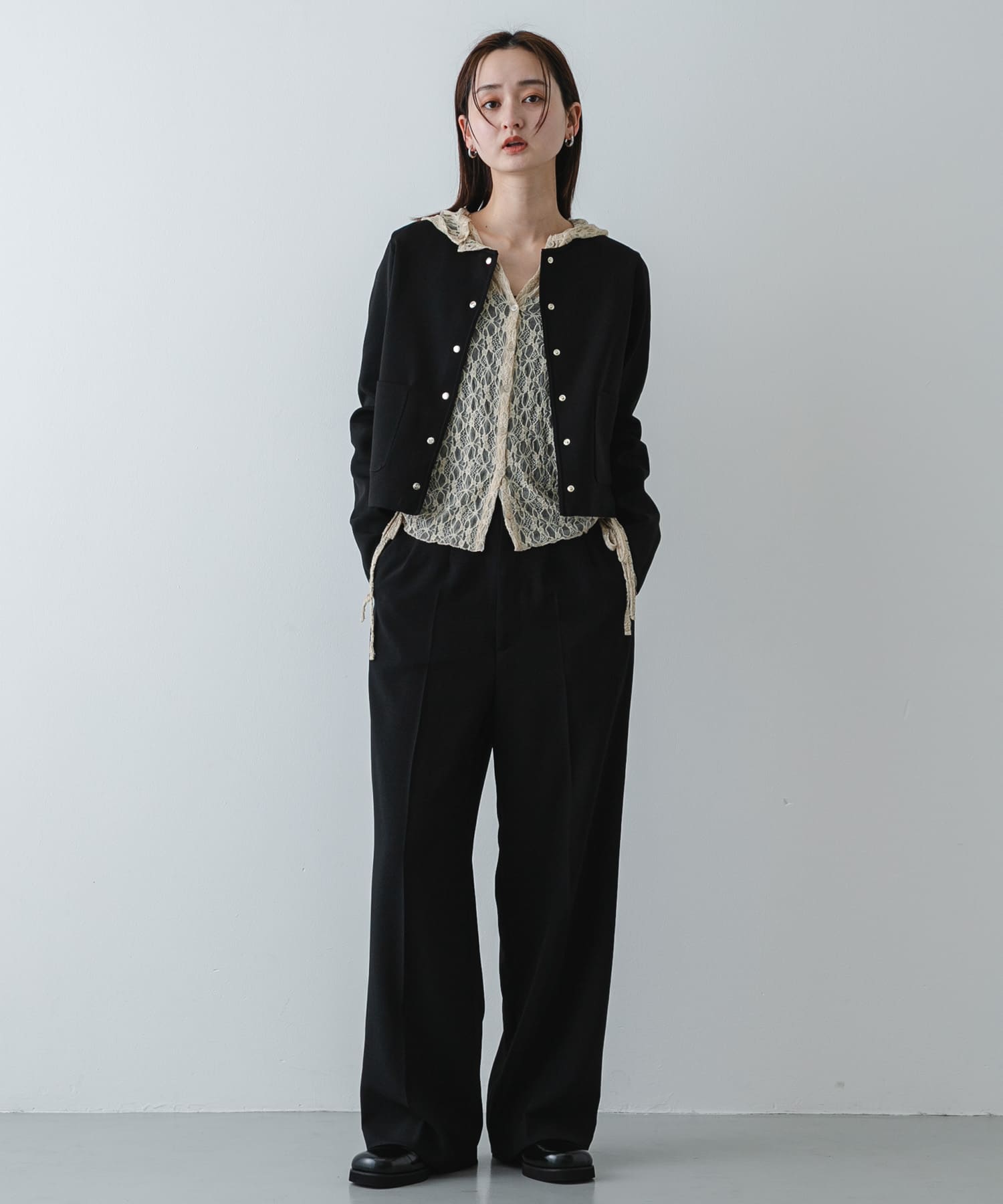 身長：169cm サイズ：one