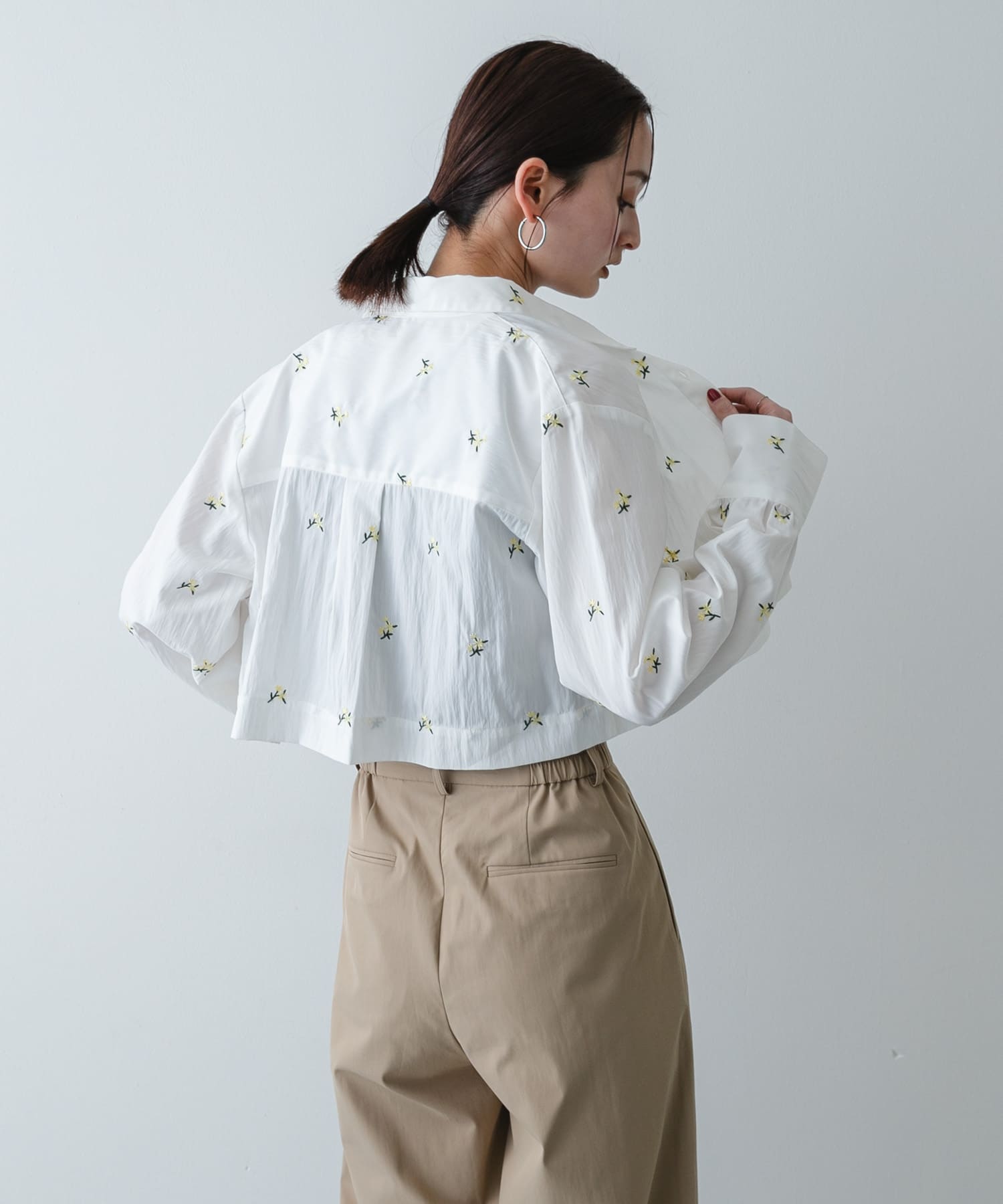 身長：169cm サイズ：one