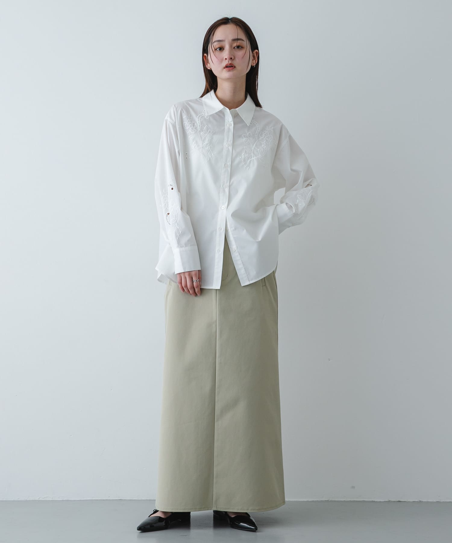 身長：169cm サイズ：one