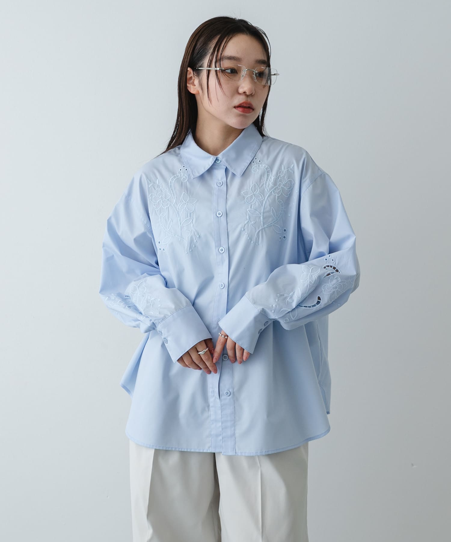 身長：158cm サイズ：one