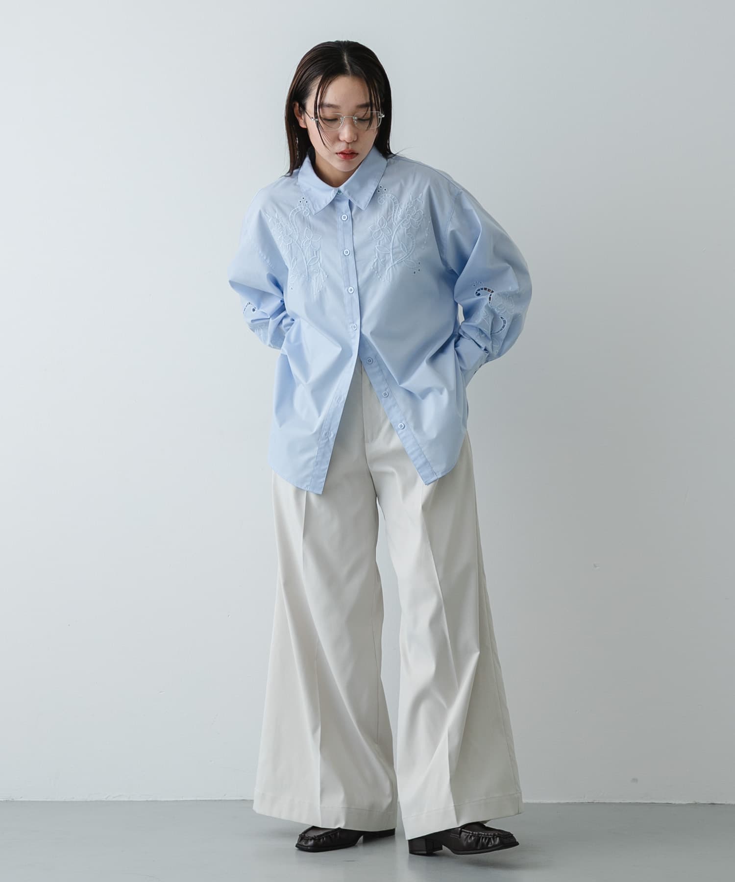 身長：158cm サイズ：one
