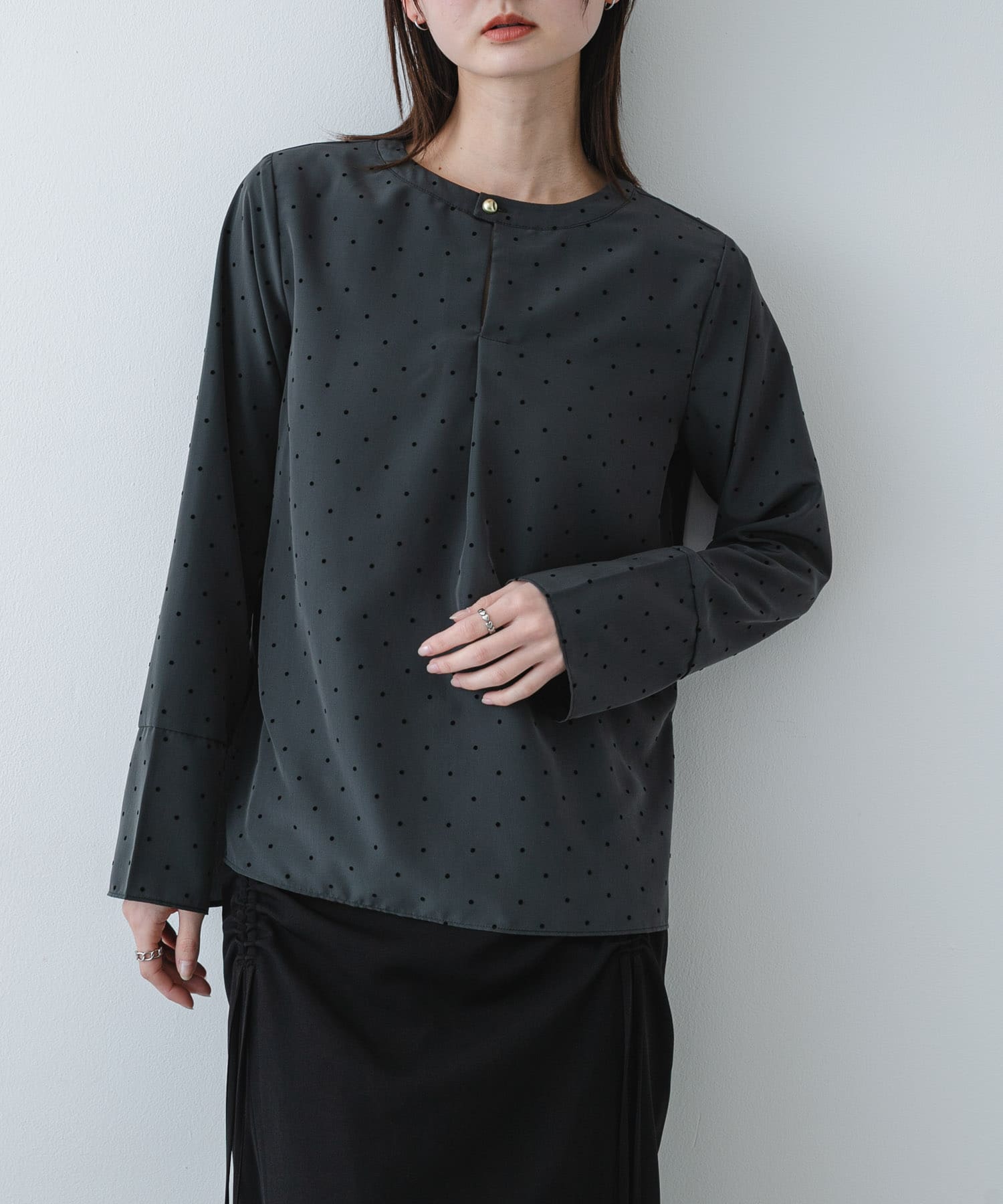 身長：169cm サイズ：one