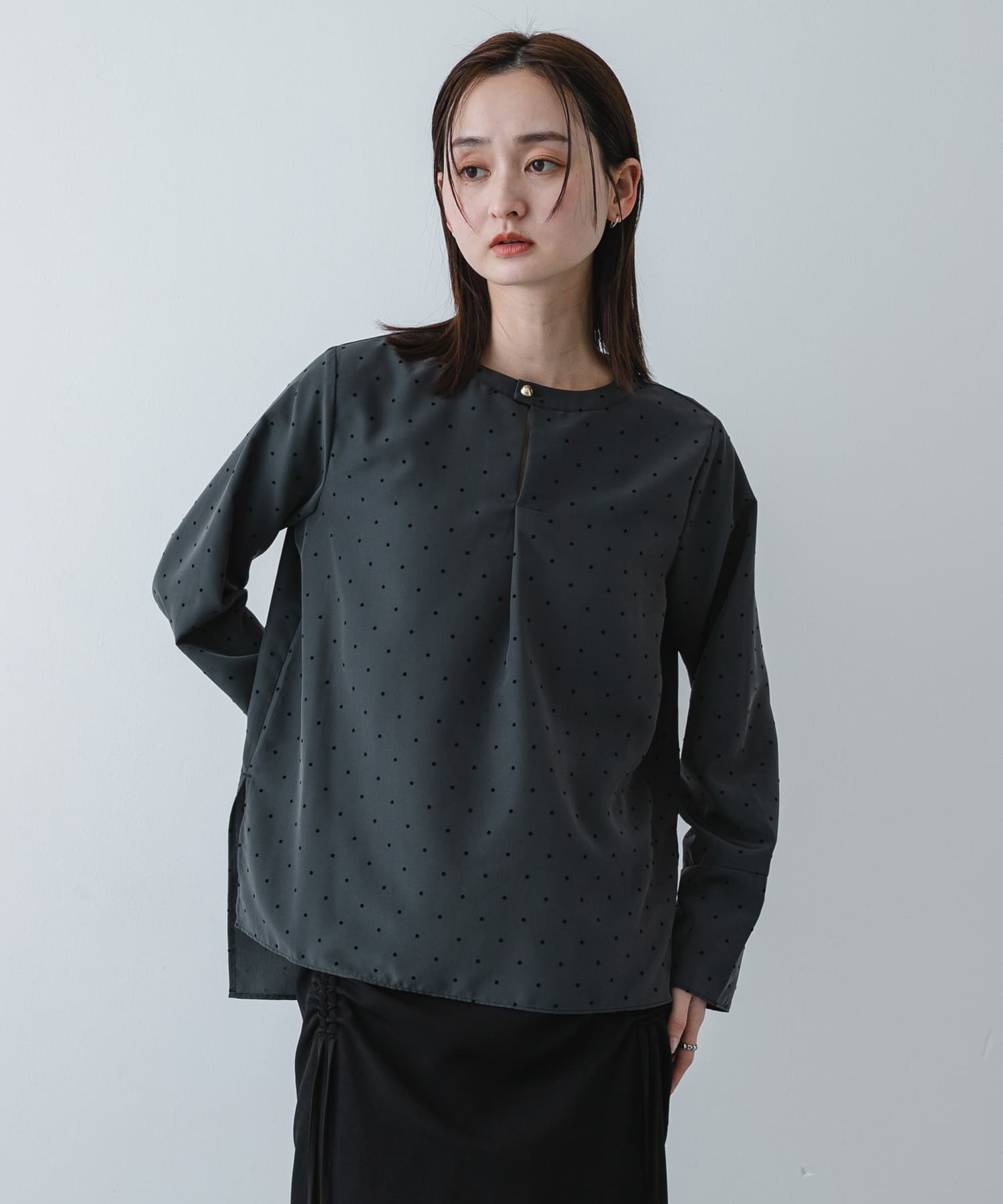 身長：169cm サイズ：one