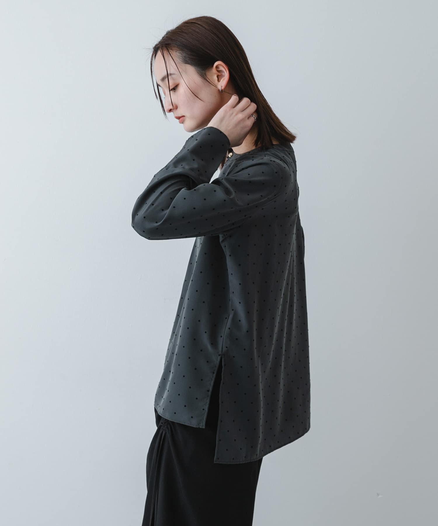 身長：169cm サイズ：one