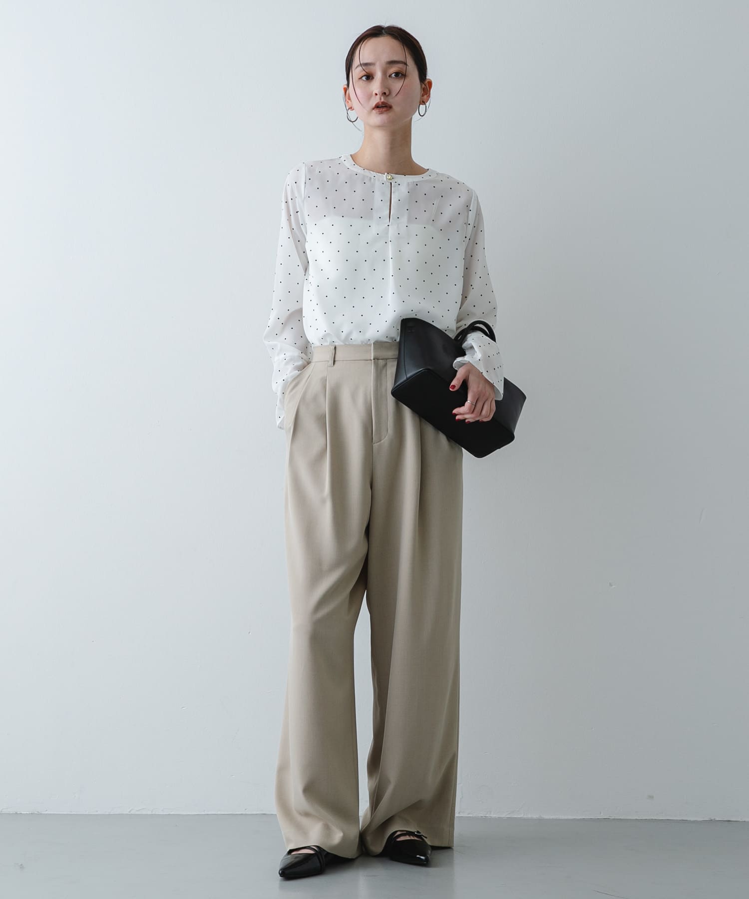 身長：169cm サイズ：one