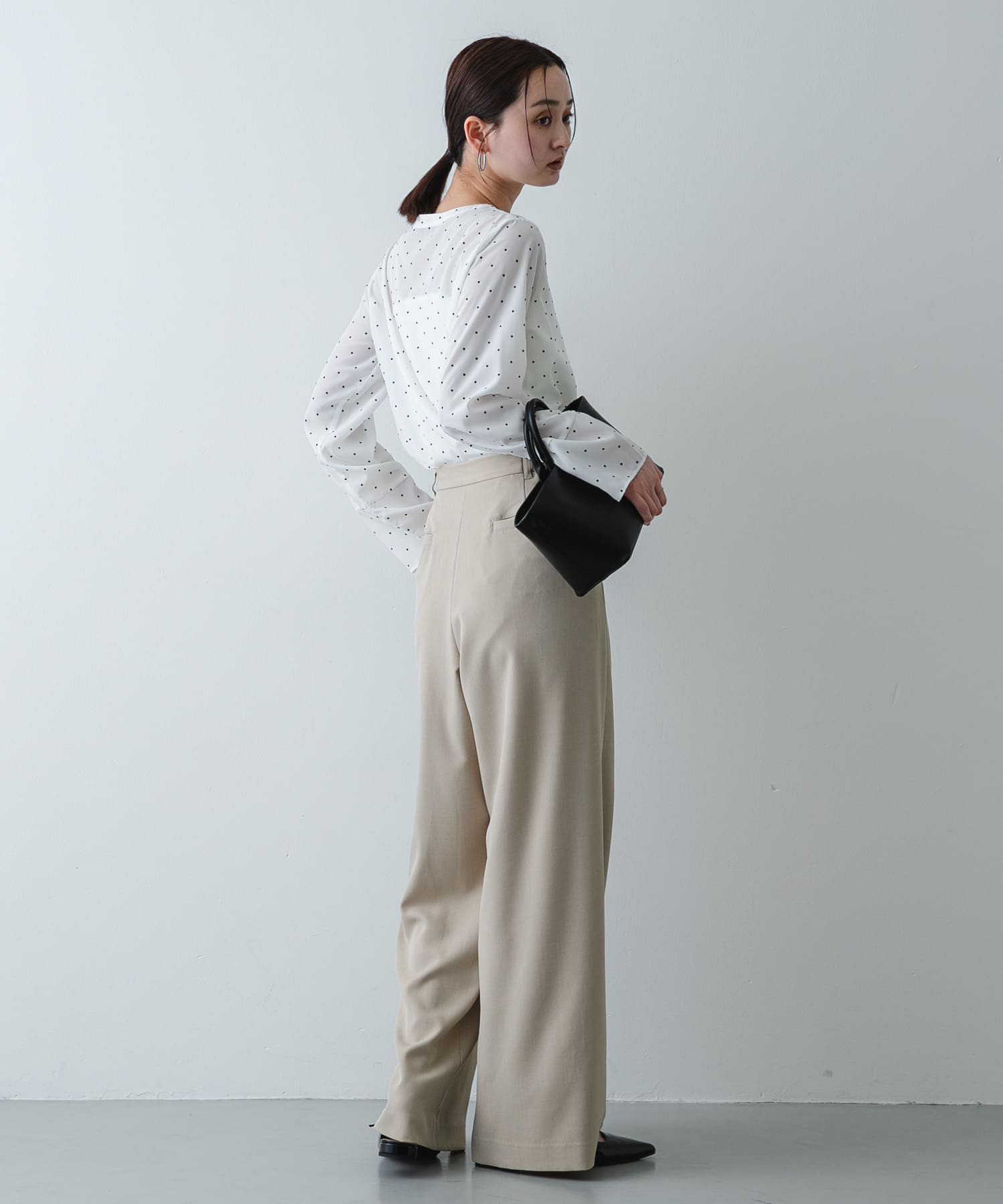 身長：169cm サイズ：one