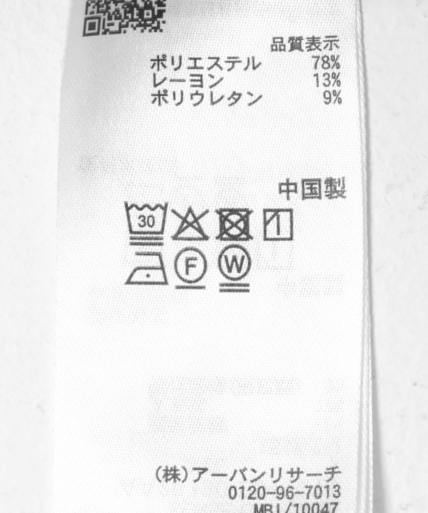 ポンチスラックスパンツ BLACK S