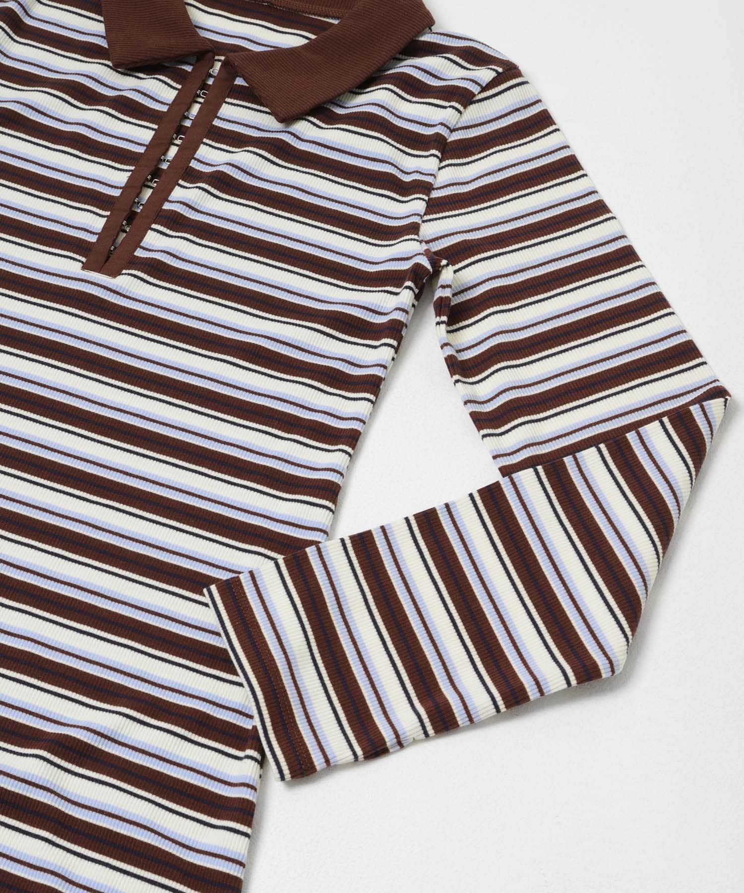 エリツキホックワンピース BRN×BLU COMPACT