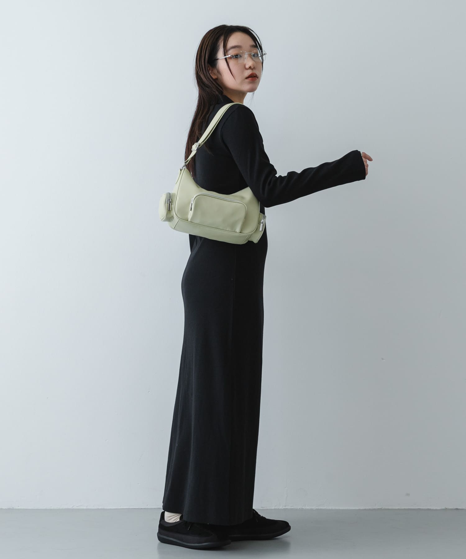 身長：158cm サイズ：one
