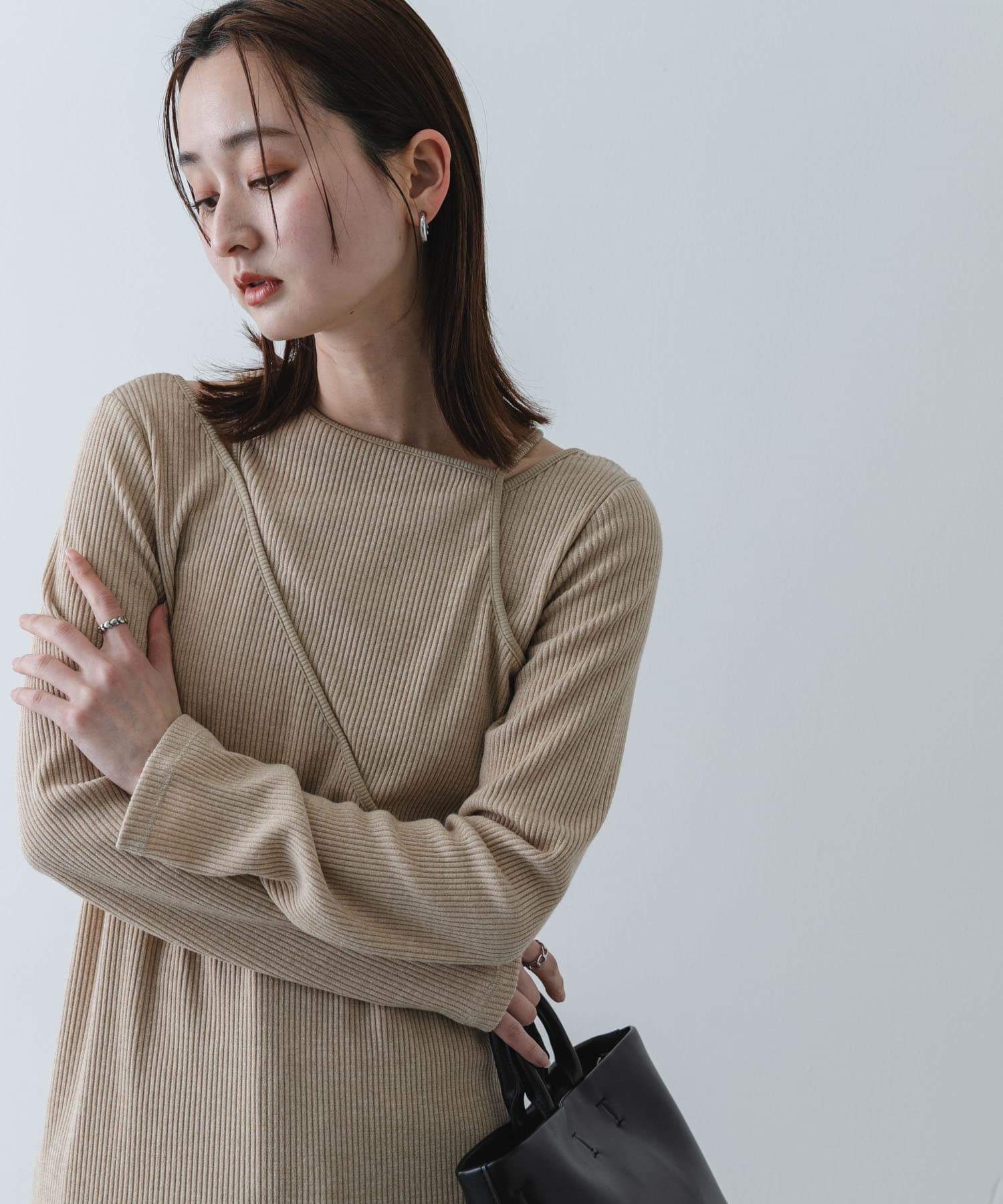 身長：169cm サイズ：one