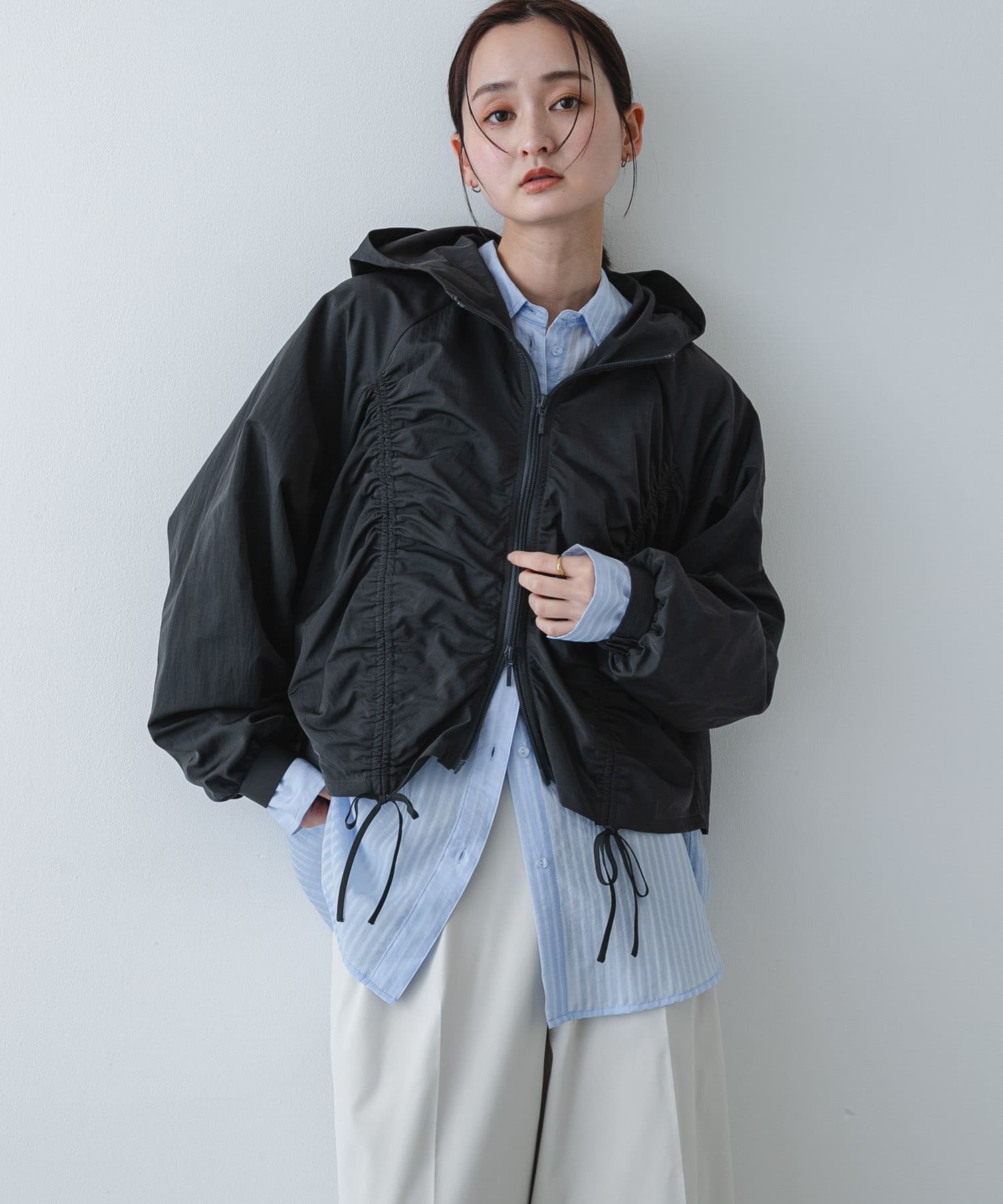 シャーリングライトブルゾン