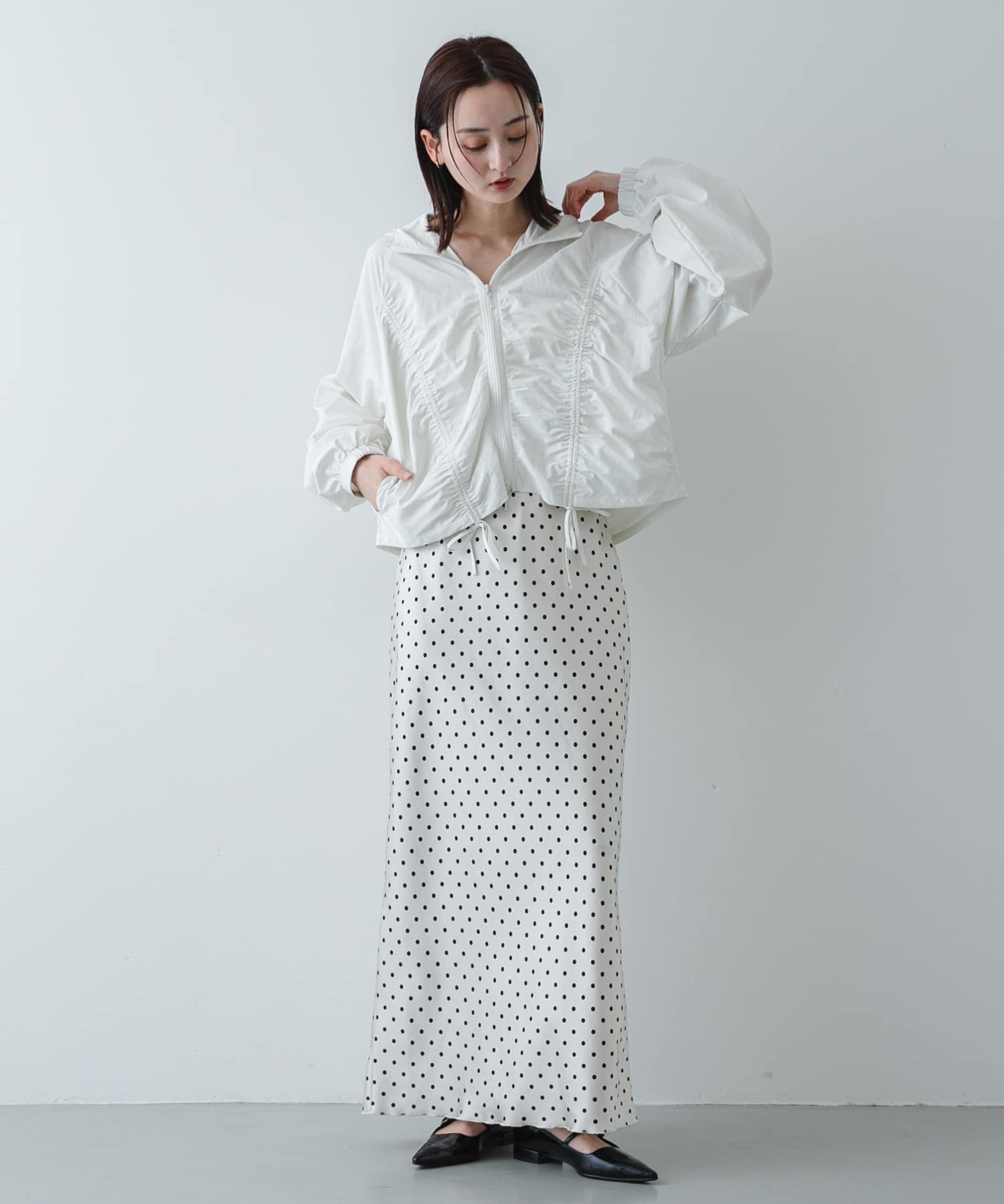 身長：169cm サイズ：one