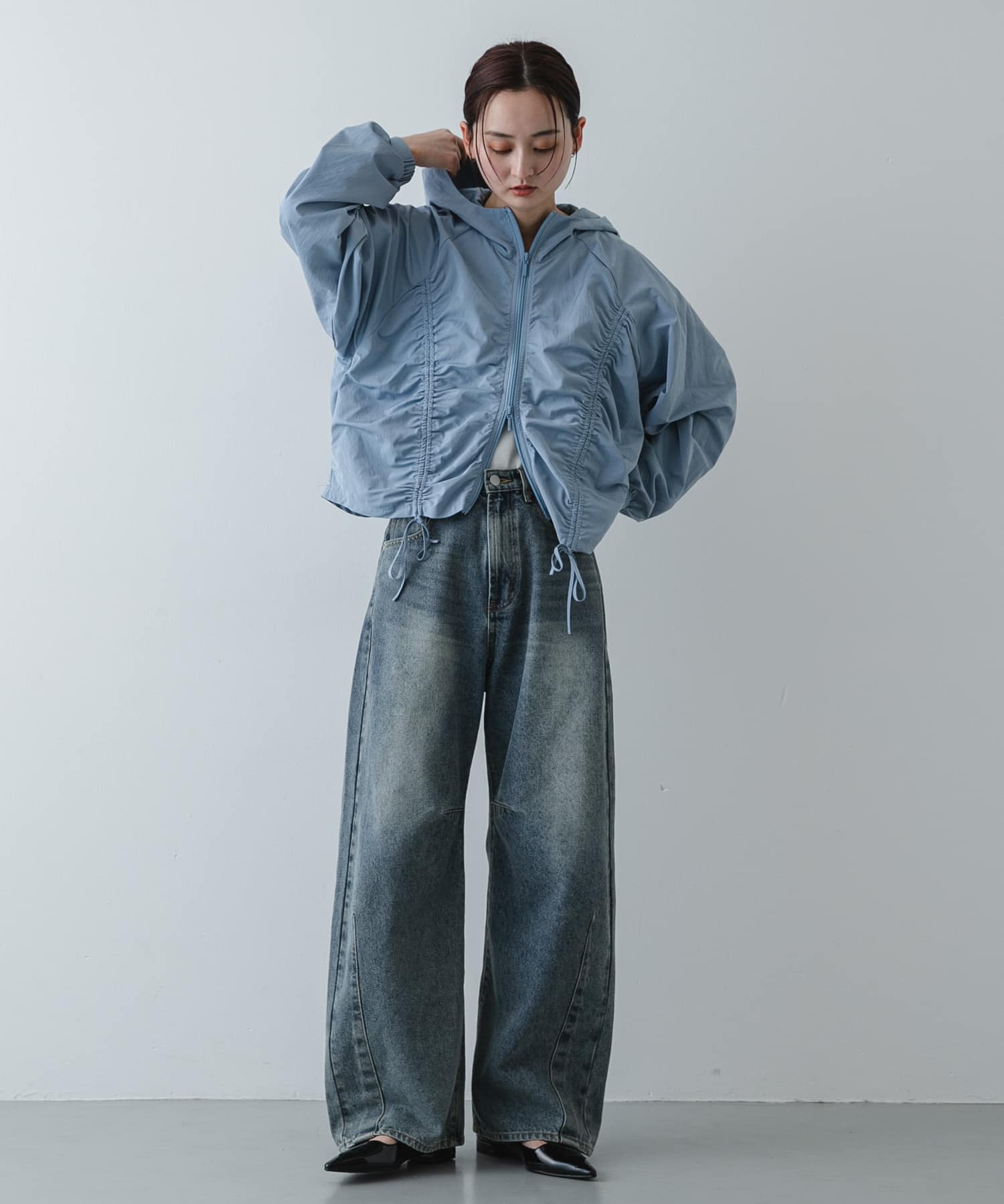 身長：169cm サイズ：one