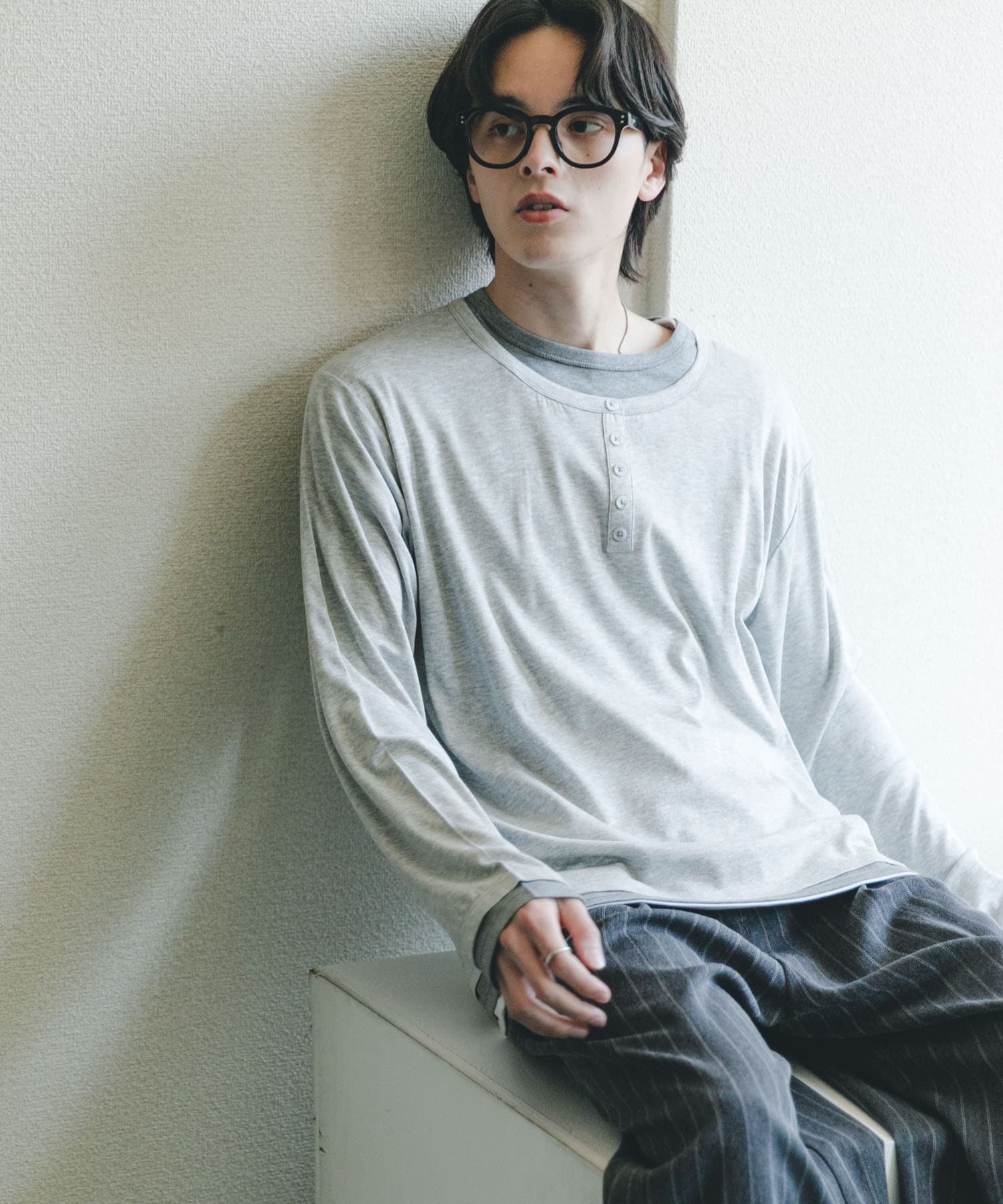 身長：173cm サイズ：L