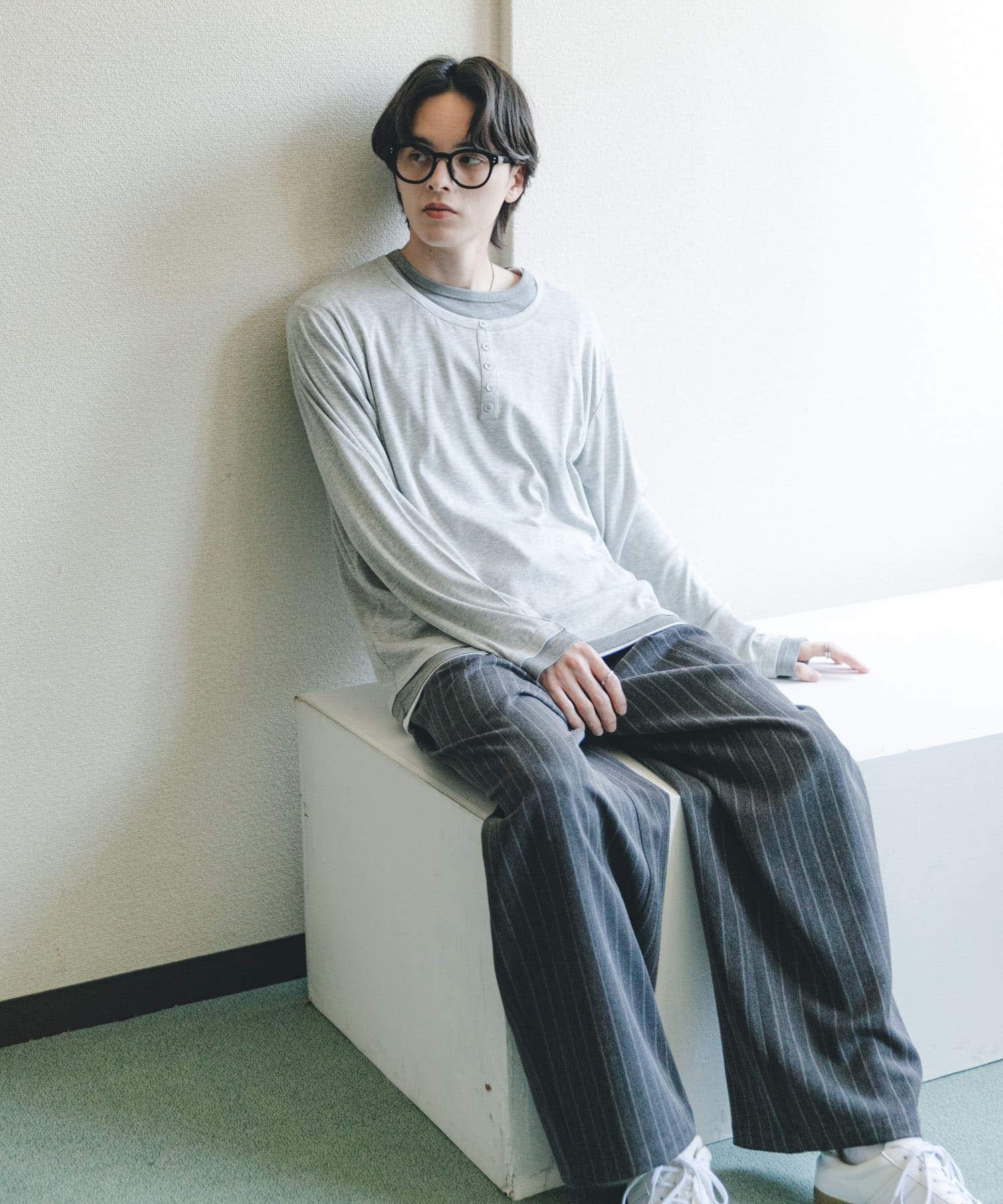 身長：173cm サイズ：L