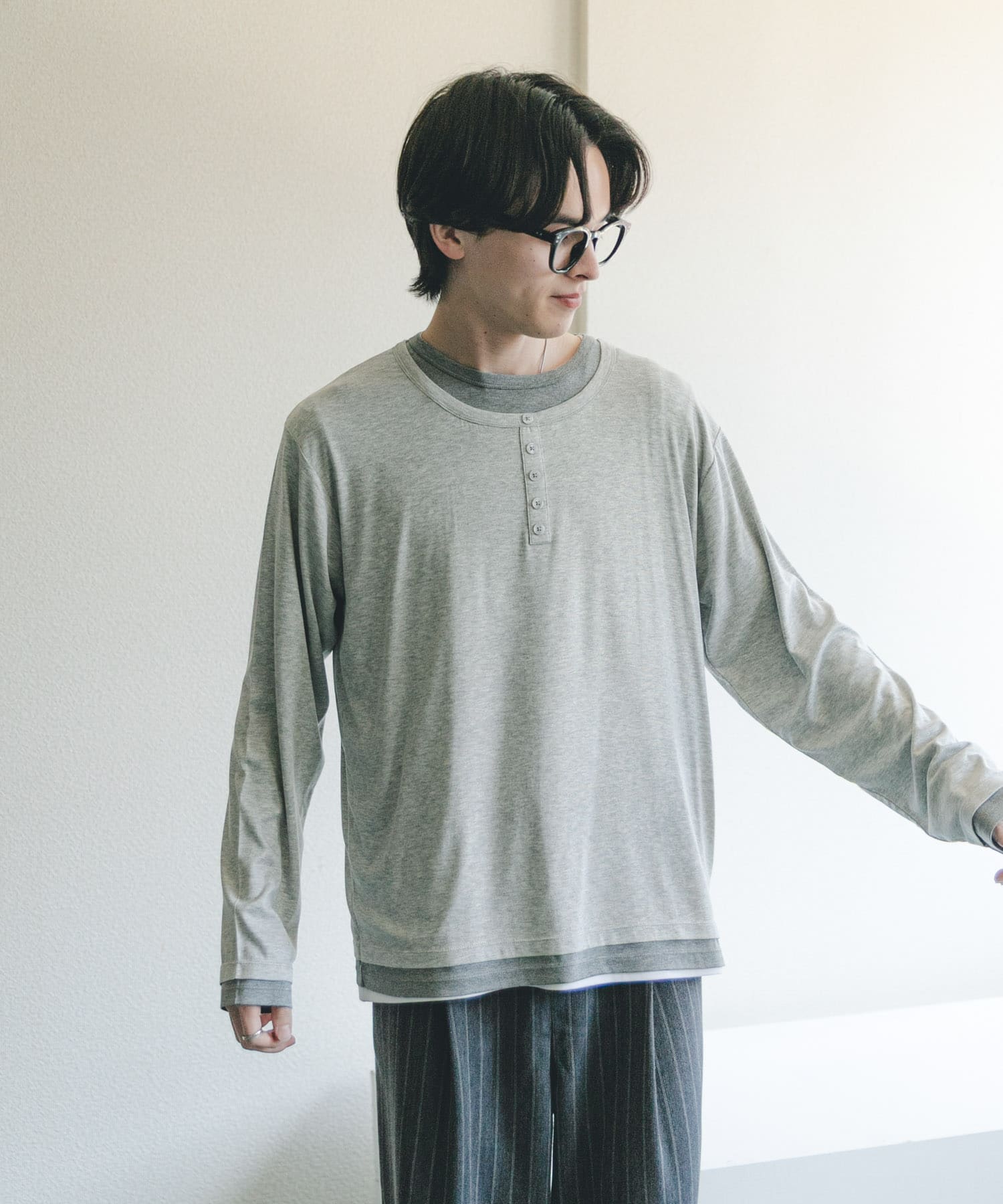 身長：173cm サイズ：L