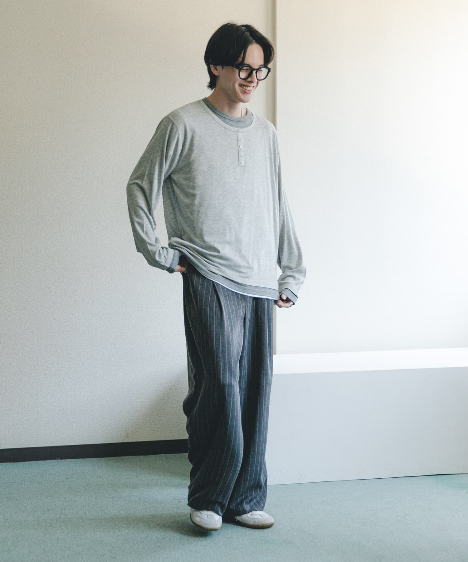 身長：173cm サイズ：L