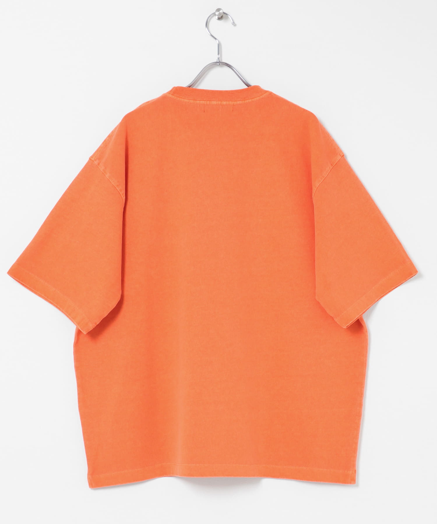 フェードルーズクルーネックショートスリーブ Tシャツ ORANGE M