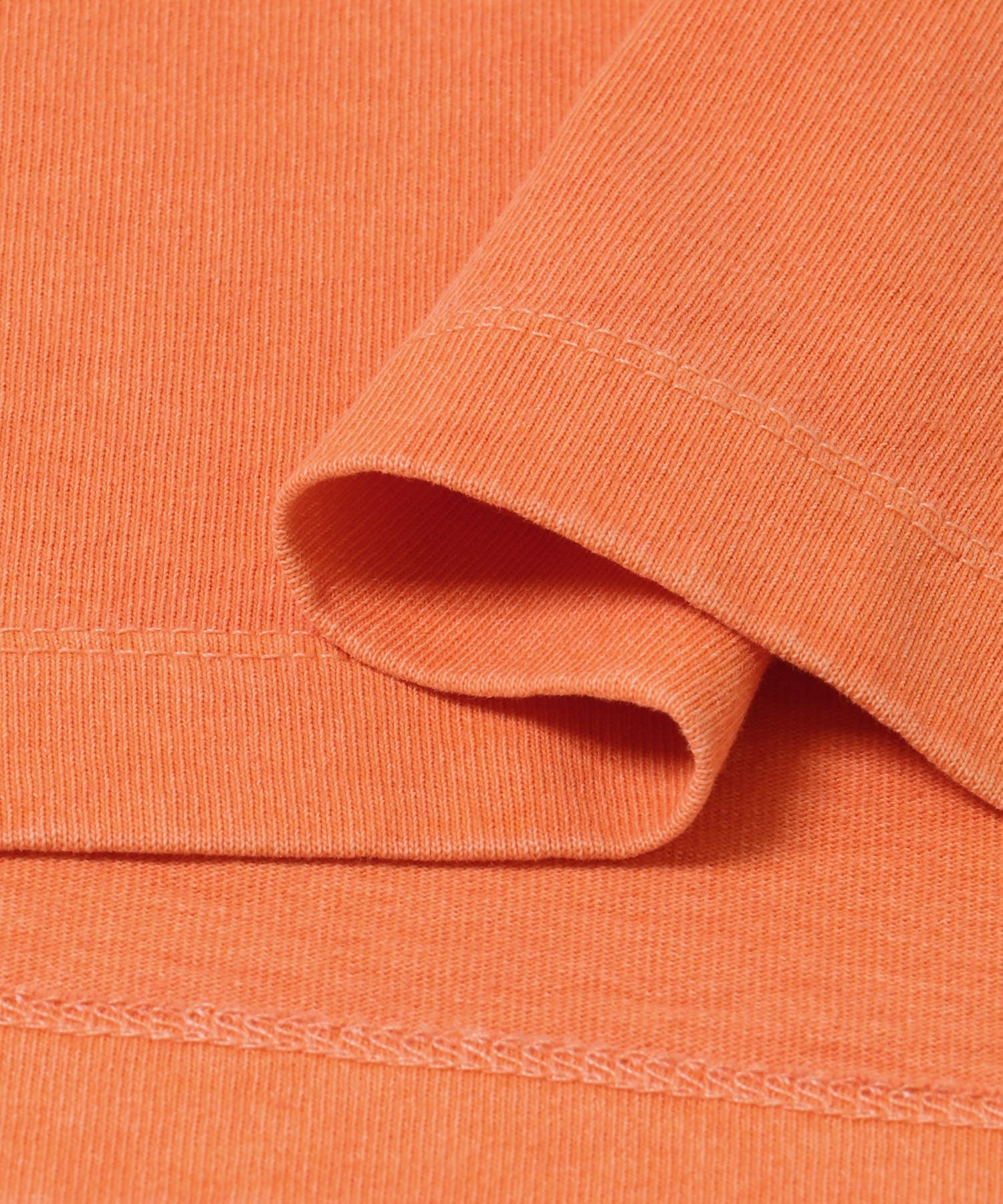 フェードルーズクルーネックショートスリーブ Tシャツ ORANGE M