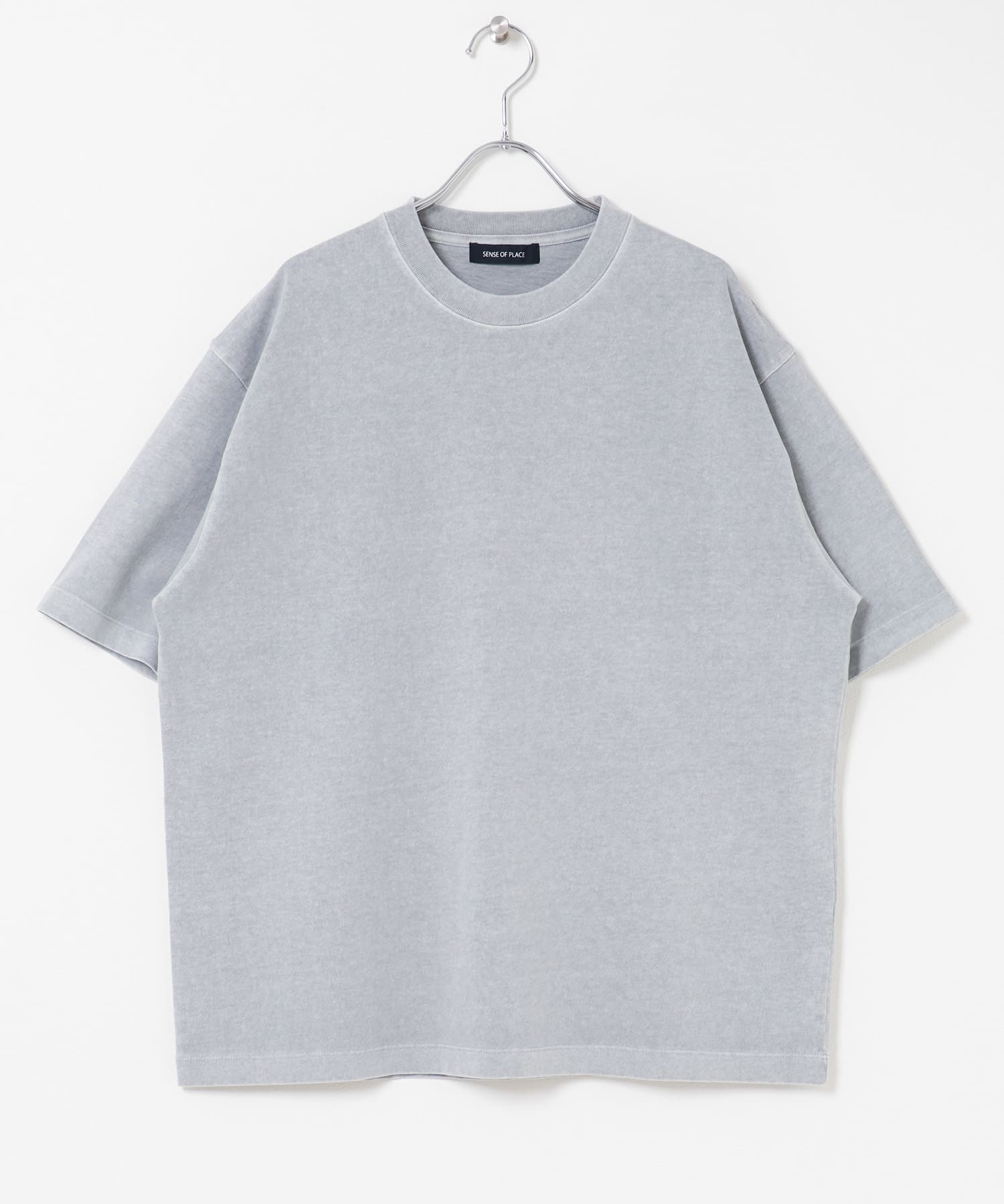 フェードルーズクルーネックショートスリーブ Tシャツ GRAY M