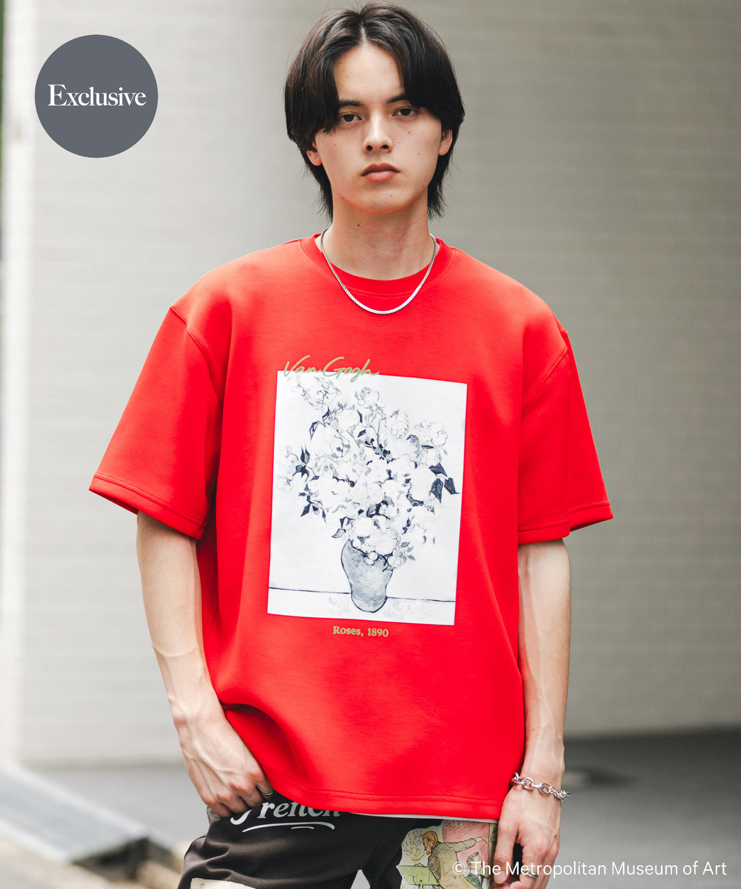 『別注』『イージーケア/接触冷感』The Met×SENSE OF PLACE　S/S T-SHIRTS(Gogh)A