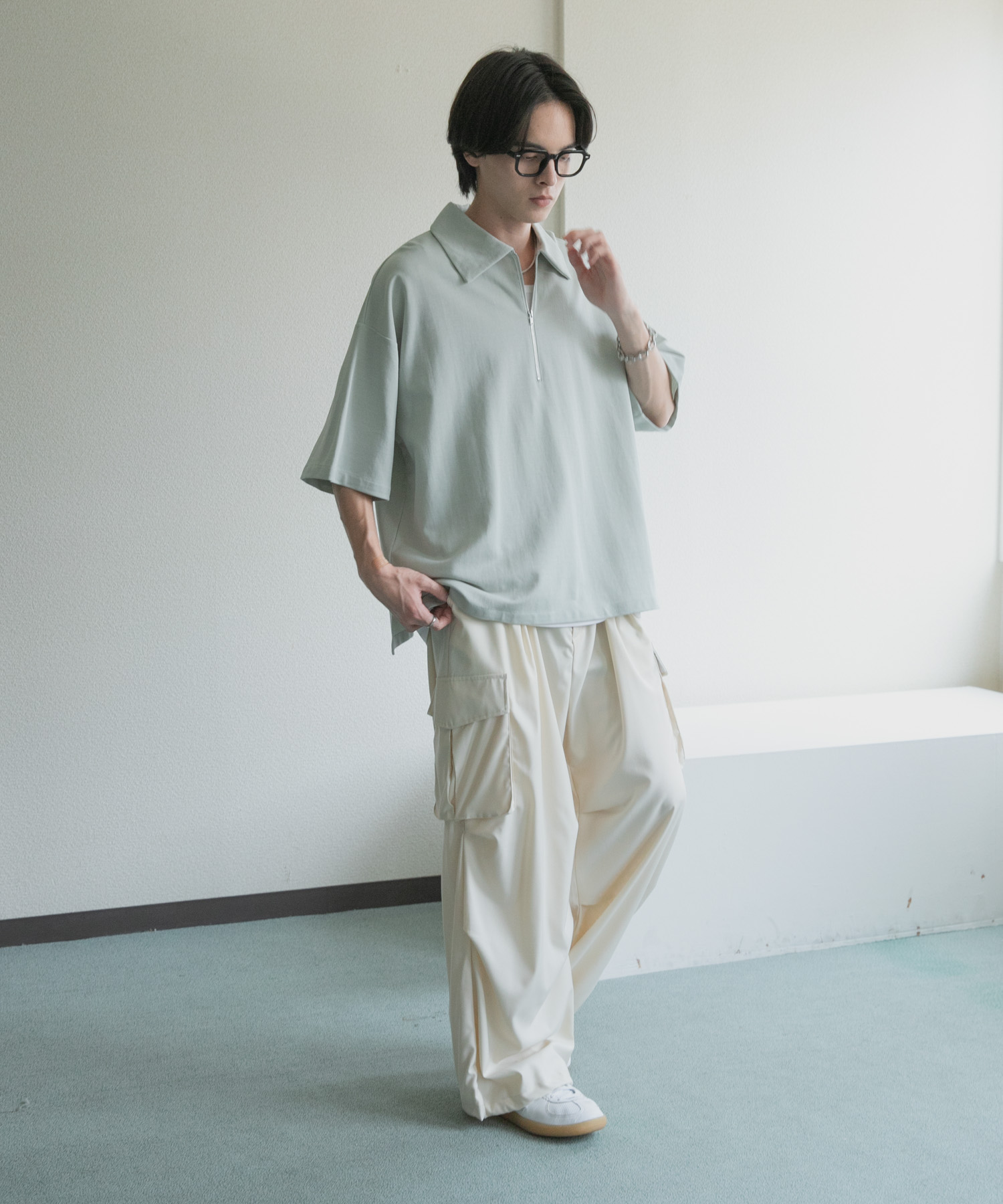 身長：173cm サイズ：L