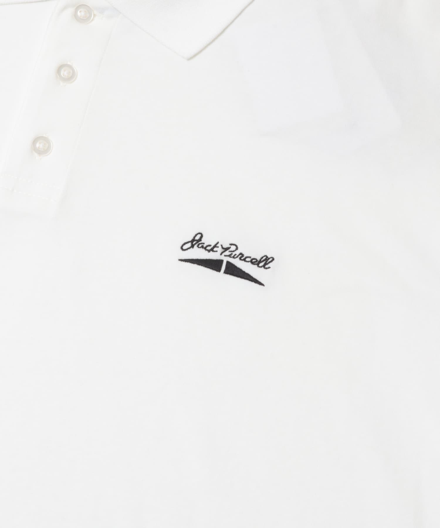 『別注』Converse×SENSE OF PLACE　JACK PURCELLポロシャツ WHITE M