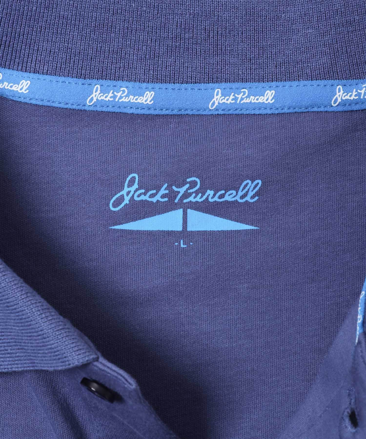『別注』Converse×SENSE OF PLACE　JACK PURCELLポロシャツ BLUE M