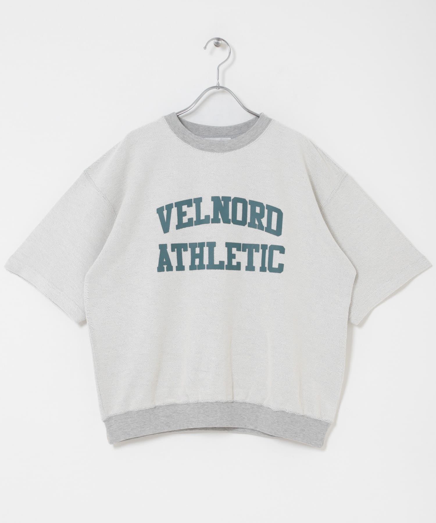 カレッジスウェットショートスリーブTシャツ GRAY M