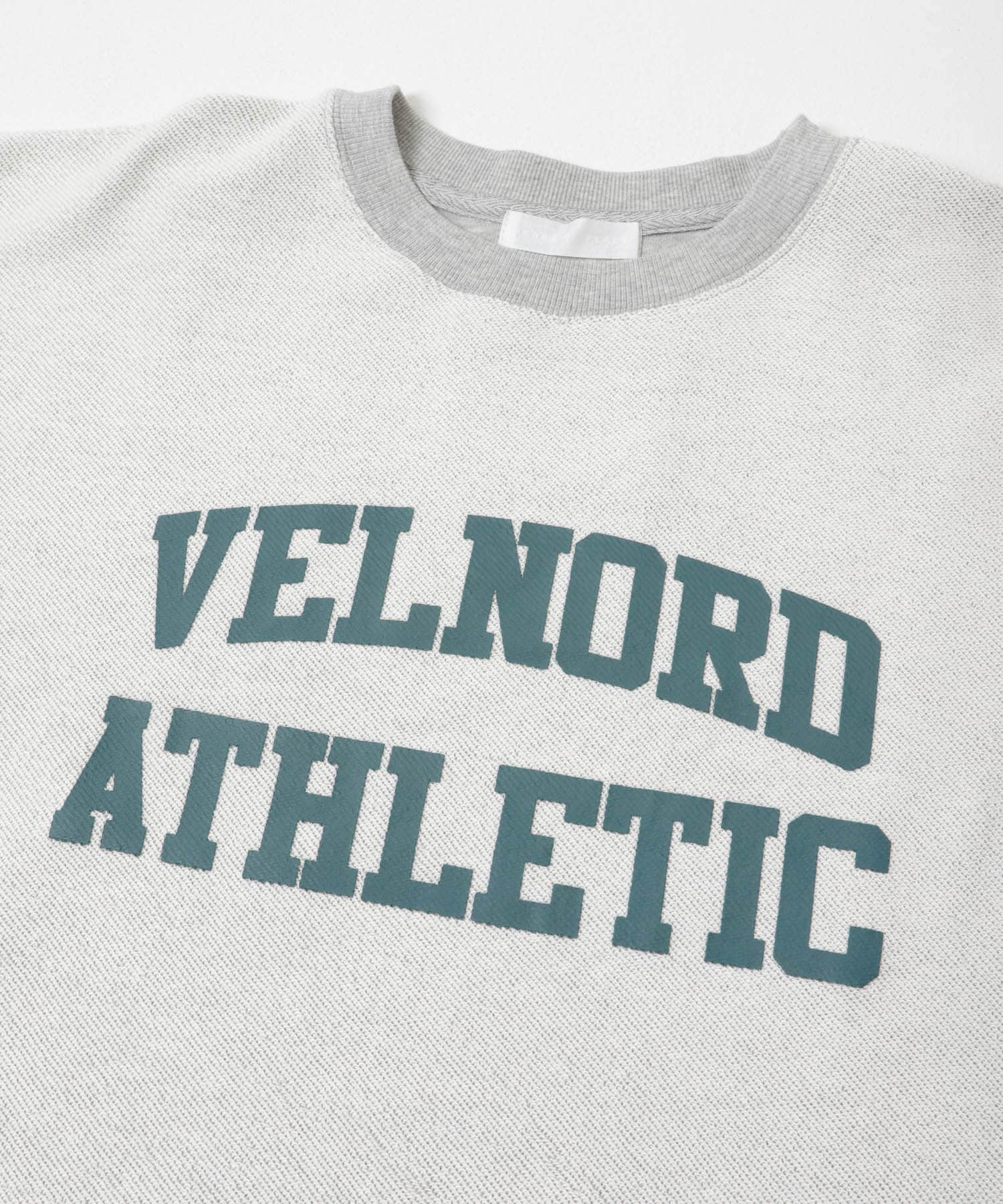 カレッジスウェットショートスリーブTシャツ GRAY M