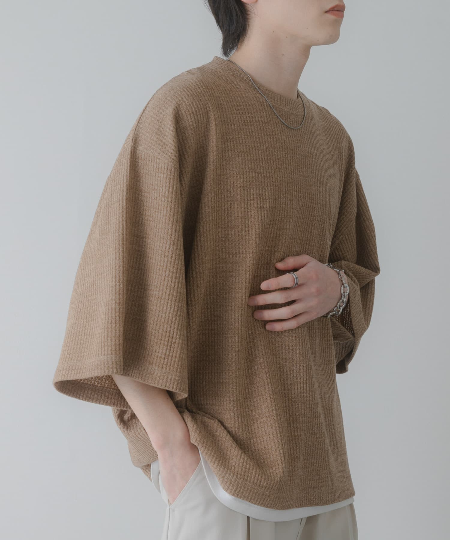 ソフトワッフルエクストラルーズTシャツ