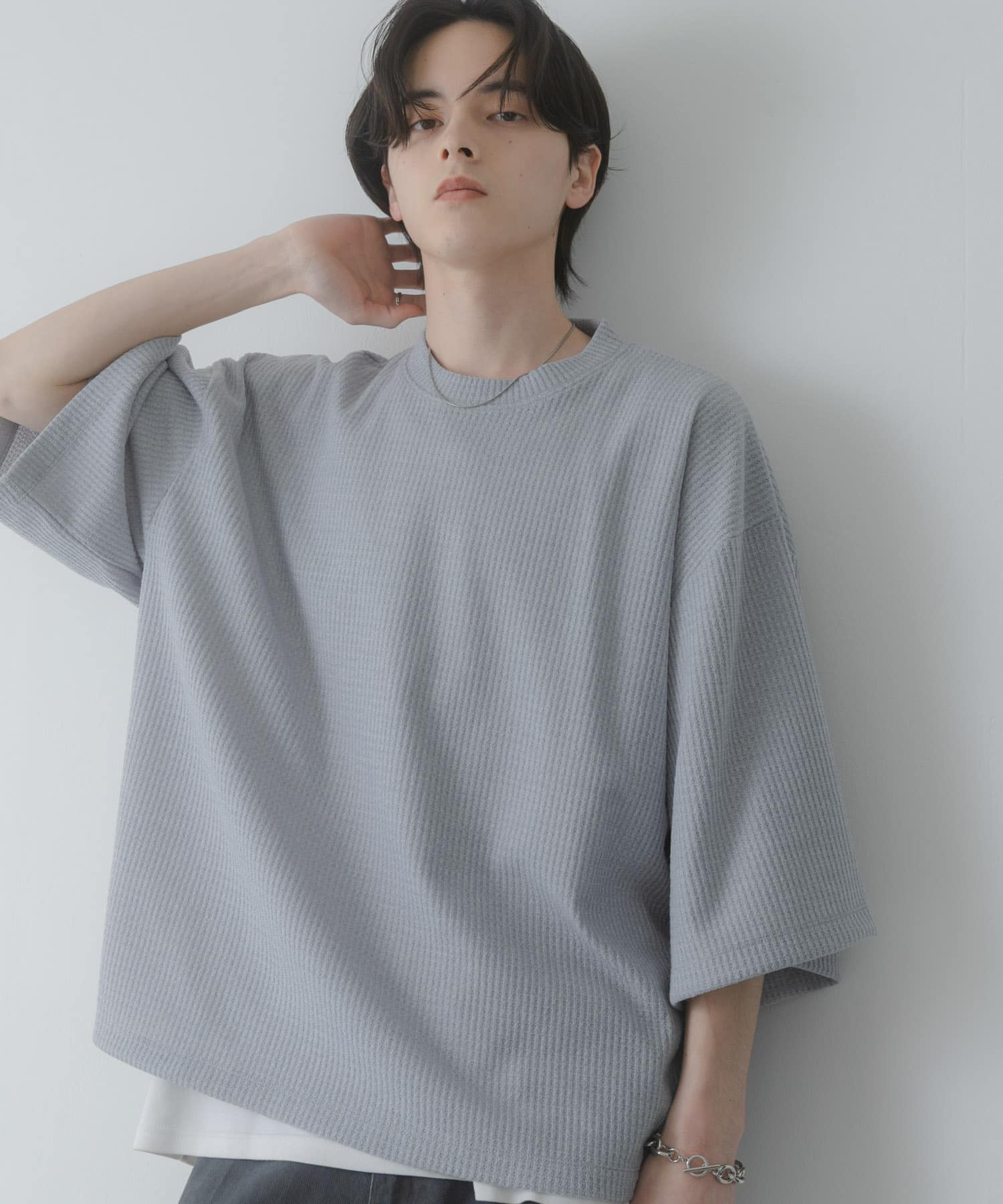 ソフトワッフルエクストラルーズTシャツ