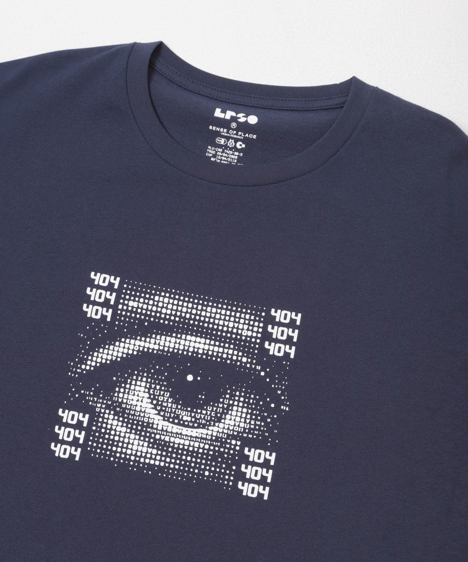 『別注』LOVE POP STUDIO×SENSE OF PLACE SHORT-SLEEVE T-SHIRTS NAVY M